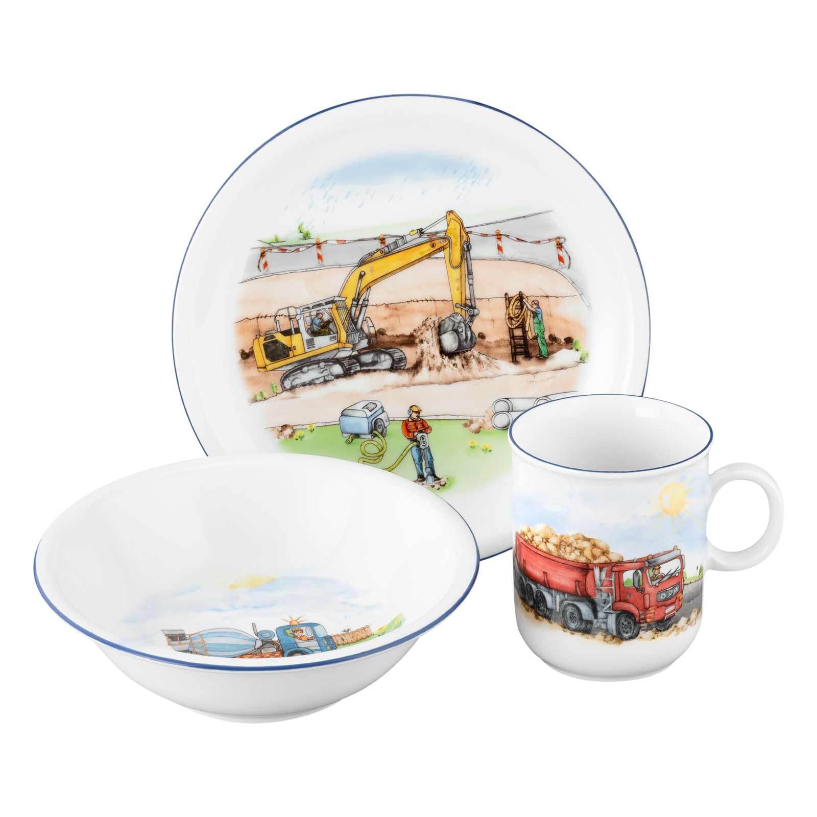 Seltmann Weiden Kindergeschirr-Set »Kindergeschirr Set Compact Auf der Baus günstig online kaufen