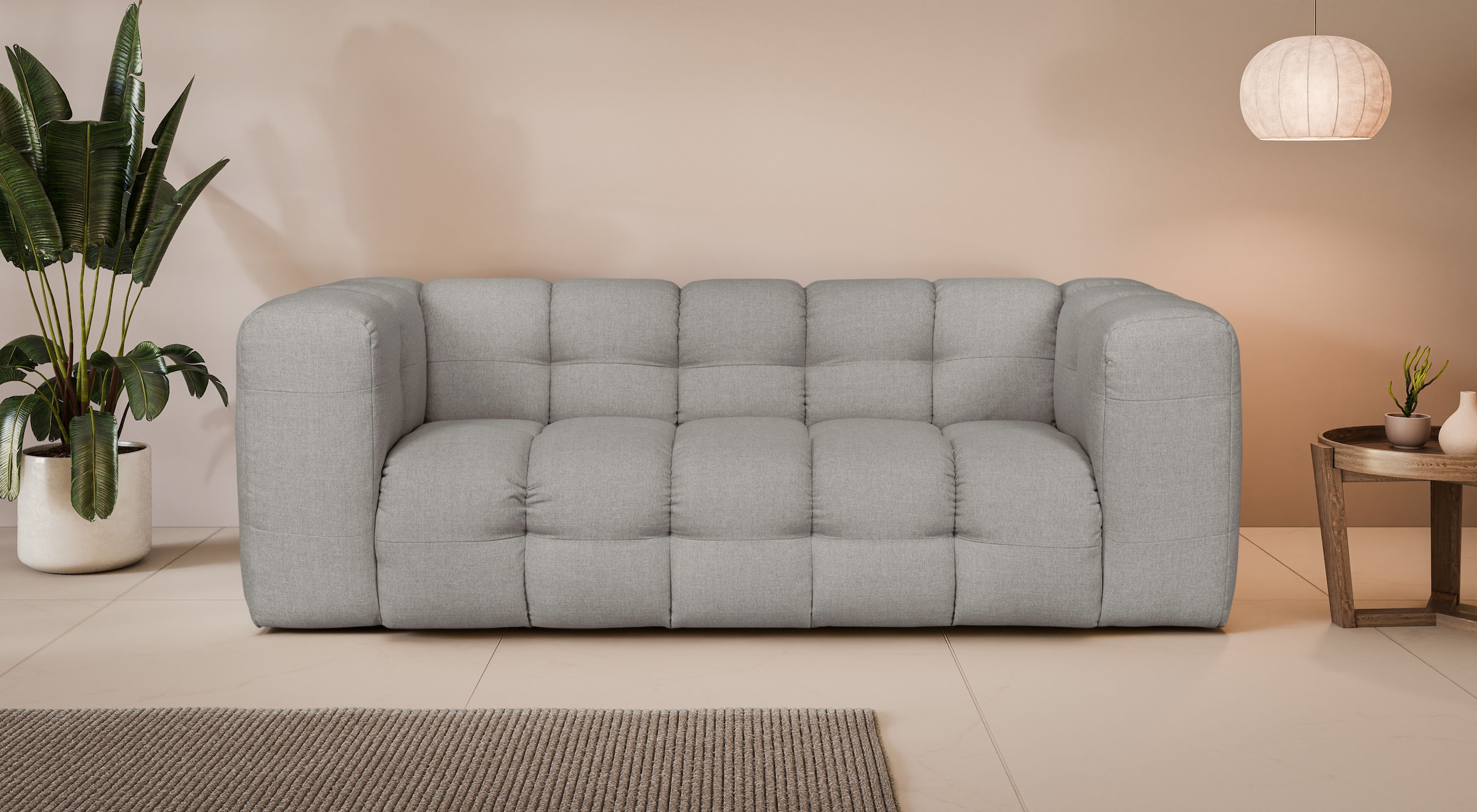 LeGer Home by Lena Gercke 3-Sitzer "TALISHA Designersofa, moderne Steppung, günstig online kaufen