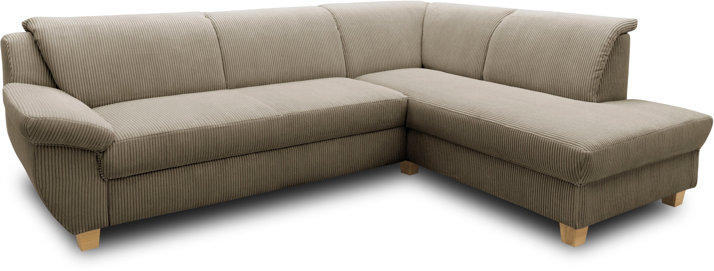 Home affaire Ecksofa »Yesterday zeitlos und elegant, bequeme Armlehnen, L-F günstig online kaufen