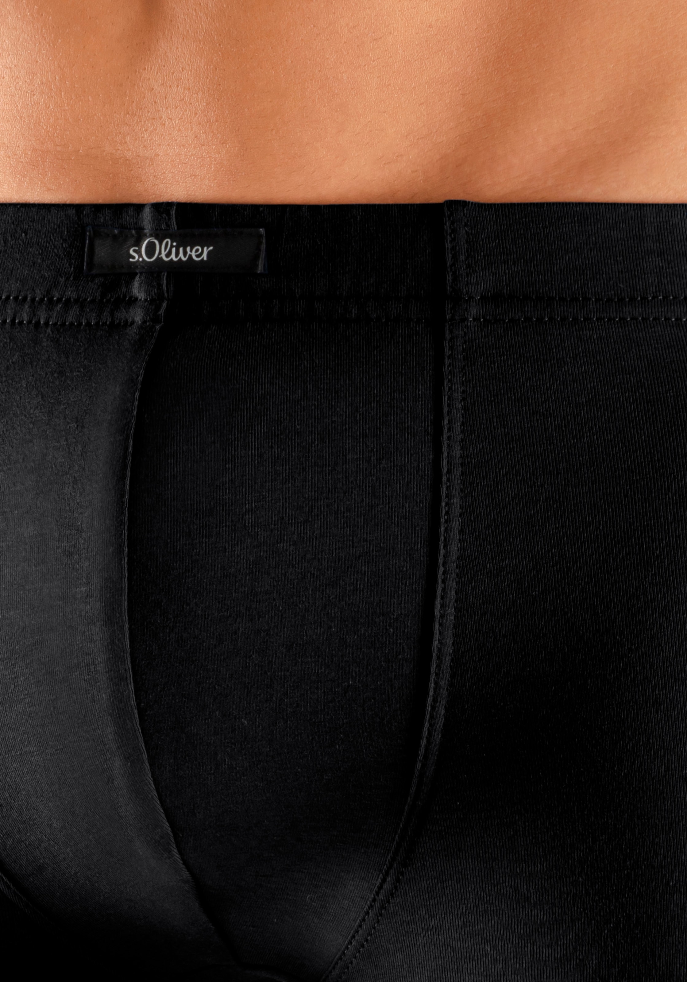 s.Oliver Hipster, (Packung, 4 St.), mit kleinem Markenlabel vorn