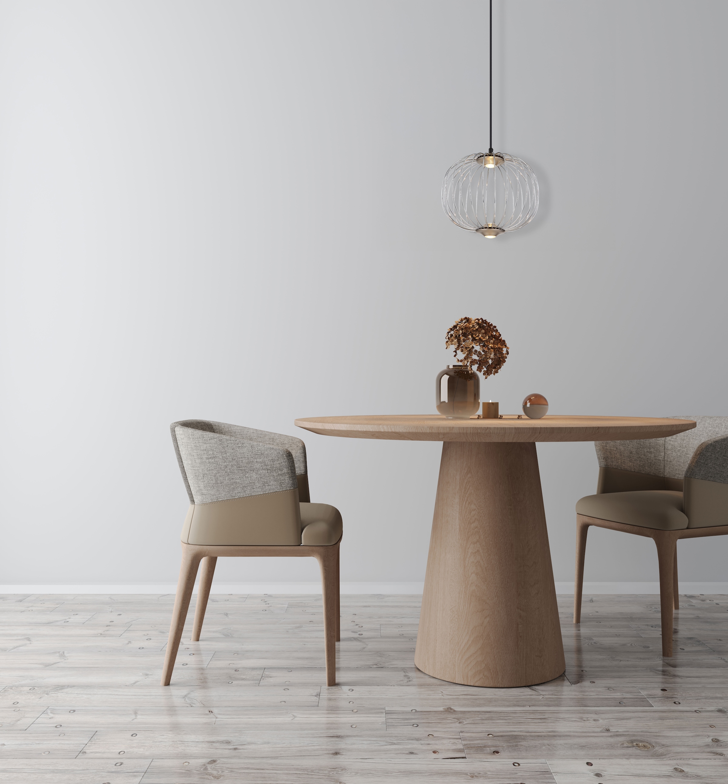 GLOBO LIGHTING Hängeleuchte »GALWAY« LED-Modul 1 Stk. Warmweiß Hängelampe 3 Stufen Metallstäbe DM 30cm Esszimmer