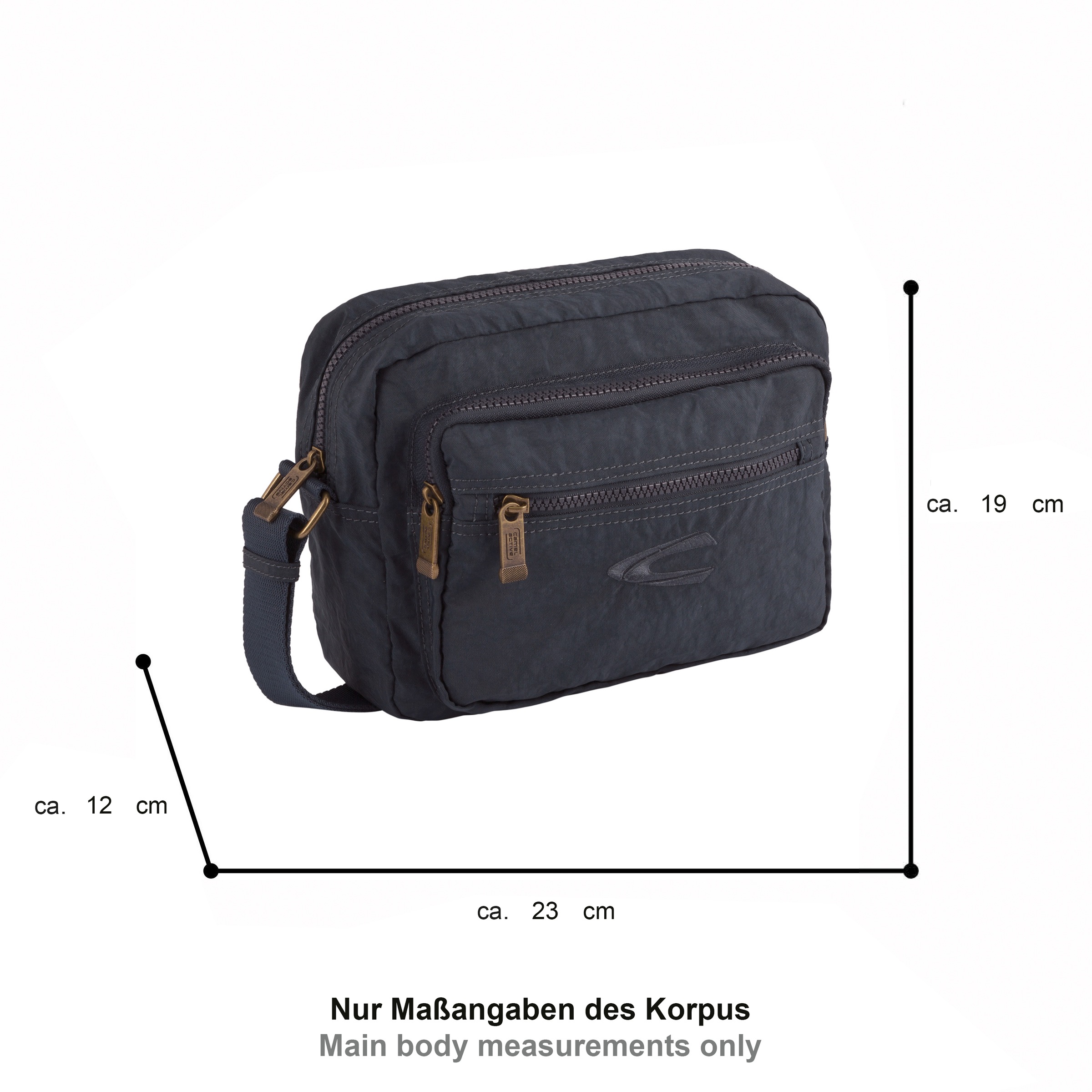 camel active Umhängetasche »Journey« aus leichtem robusten Nylon, funktional perfekt für alle Lebenslagen