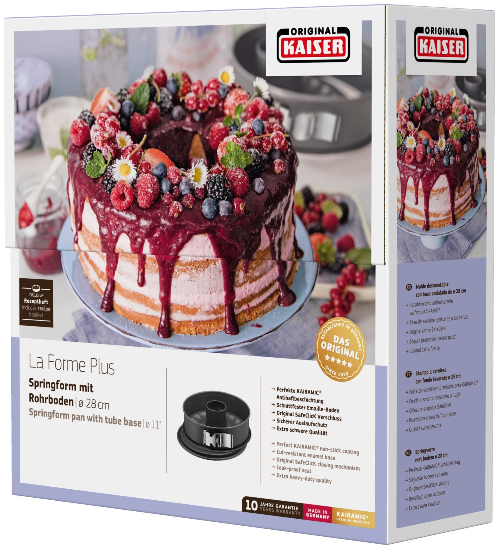 Kaiser Backformen Springform »La Forme Plus«, schnittfest, backofenfest, auslaufsicher, Made in Germany