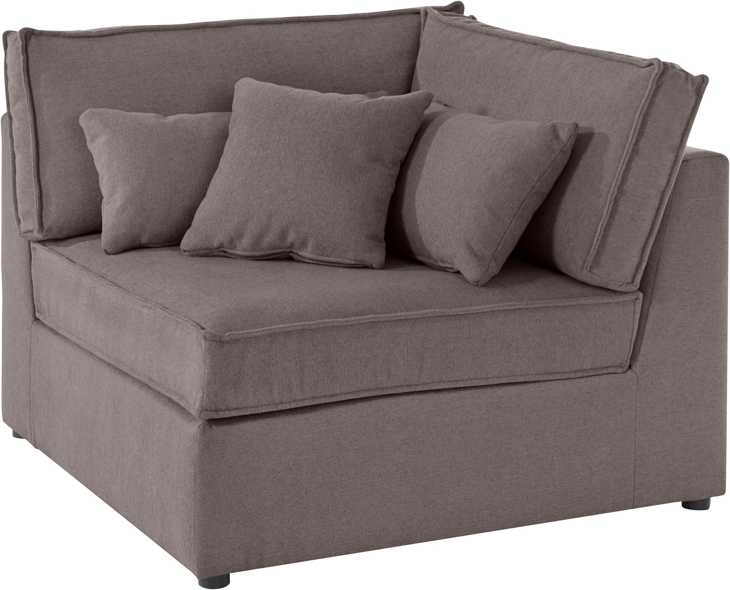 OTTO home Sofa-Eckelement »Florid« Teil eines Modulsofas, fester Sitzkomfor günstig online kaufen