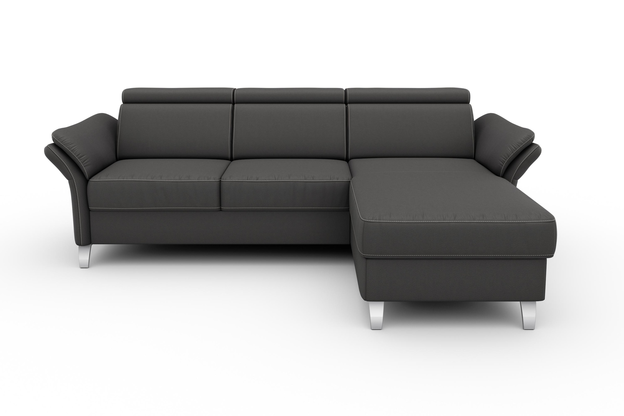 sit&more Ecksofa »Vincenzo L-Form«, inklusive Kopfteilverstellung, wahlweis günstig online kaufen