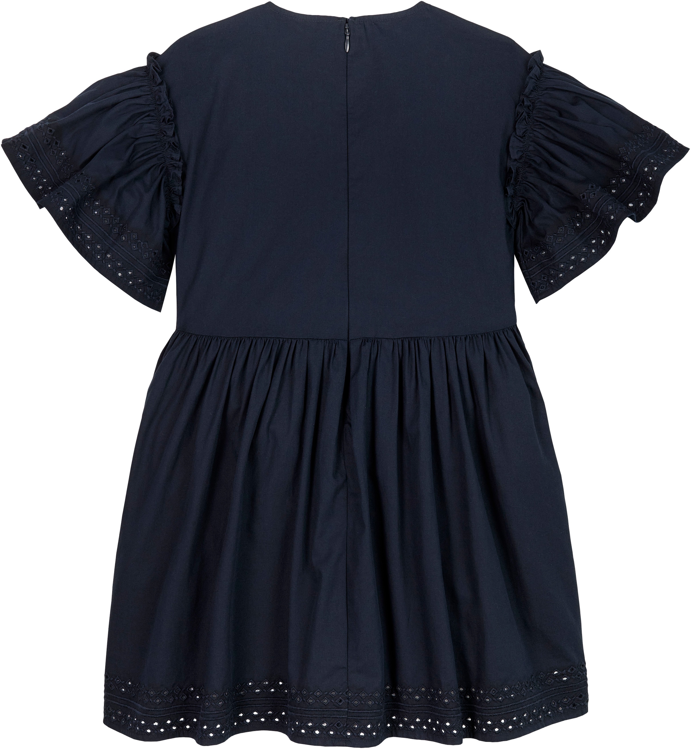 Tommy Hilfiger A-Linien-Kleid »BRODERIE ANGLAISE DRESS SS«, Kinder bis 16 Jahre mit Logostickerei