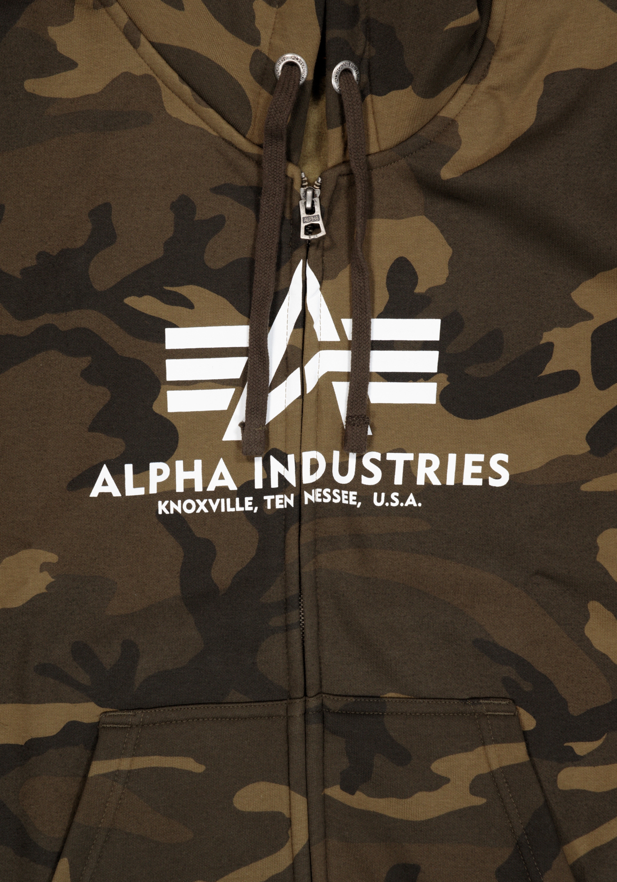 Alpha Industries Hoodie »Basic Zip Hoodie Camo«
