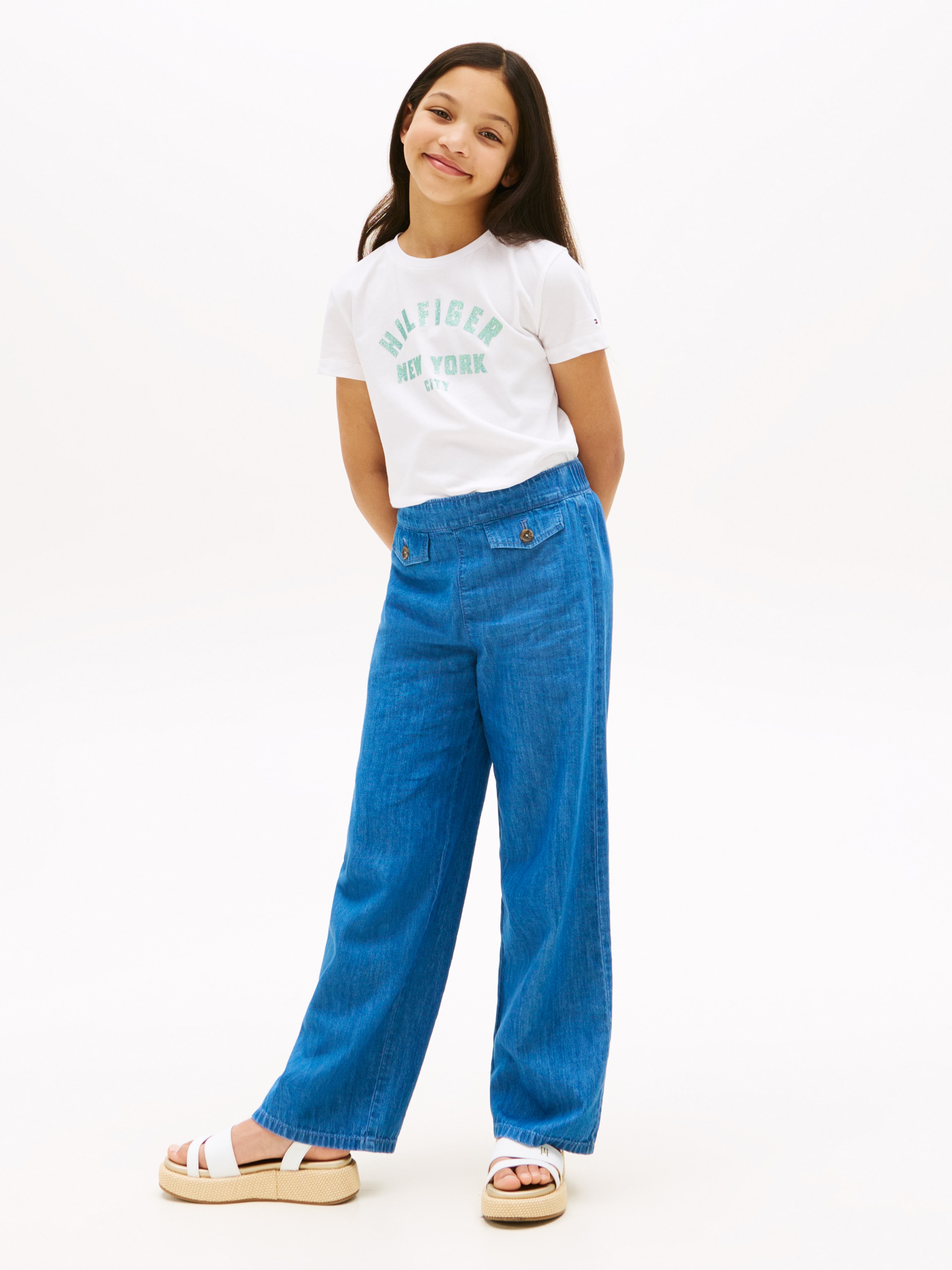 Tommy Hilfiger T-Shirt »HILFIGER GRAPHIC T-SHIRT«, für Kinder bis 16 Jahre, mit großem Druck