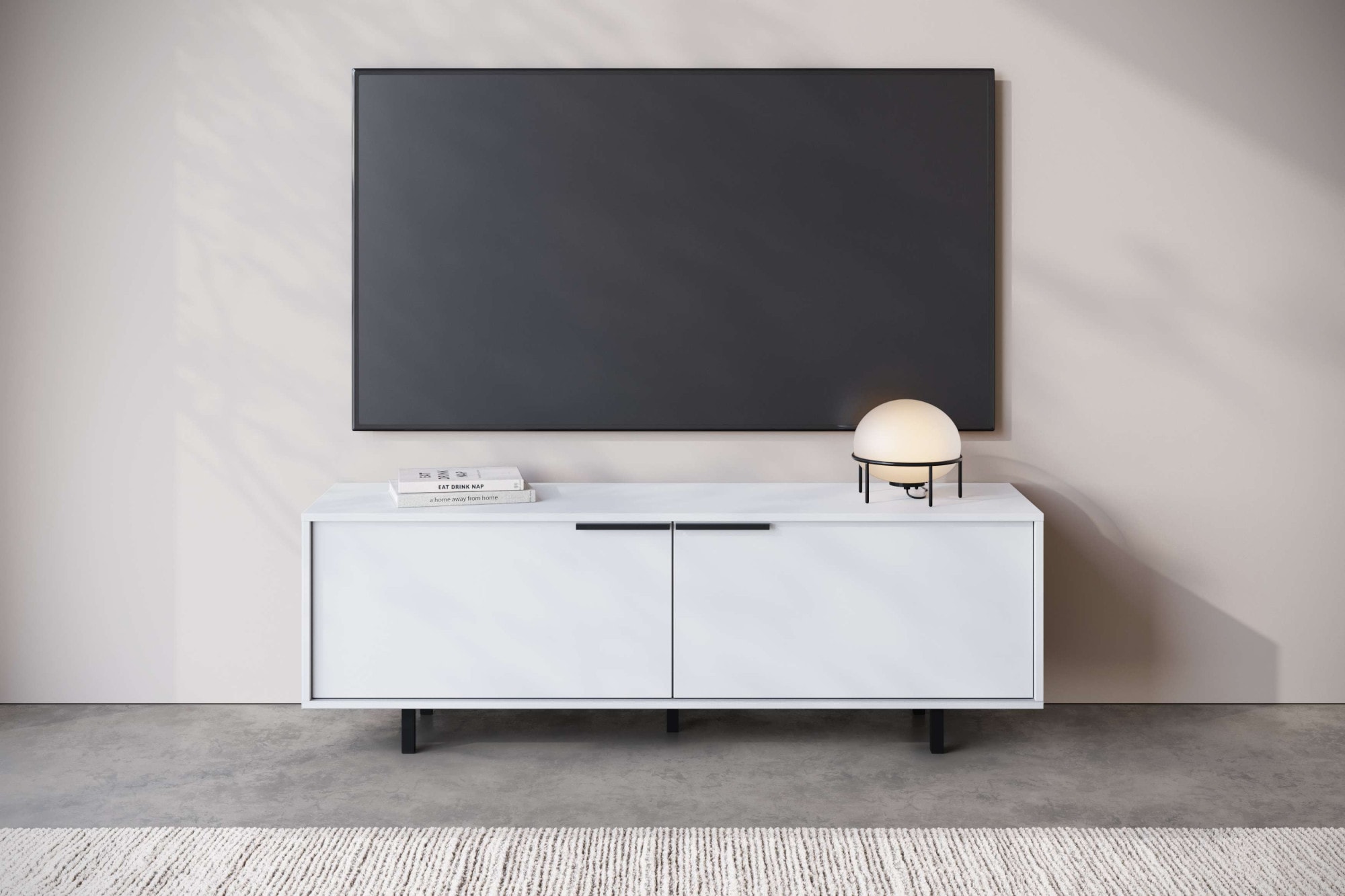 INOSIGN Lowboard »Dinant«, TV-Kommode mit 2 Klappen, Kabeldurchführung, Breite 150 cm, Höhe 50 cm