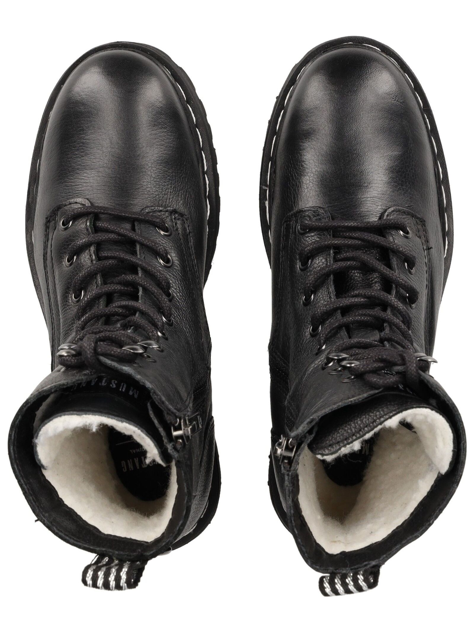 Mustang Shoes Schnürstiefelette »Mustang Shoes Stiefelette Leder«