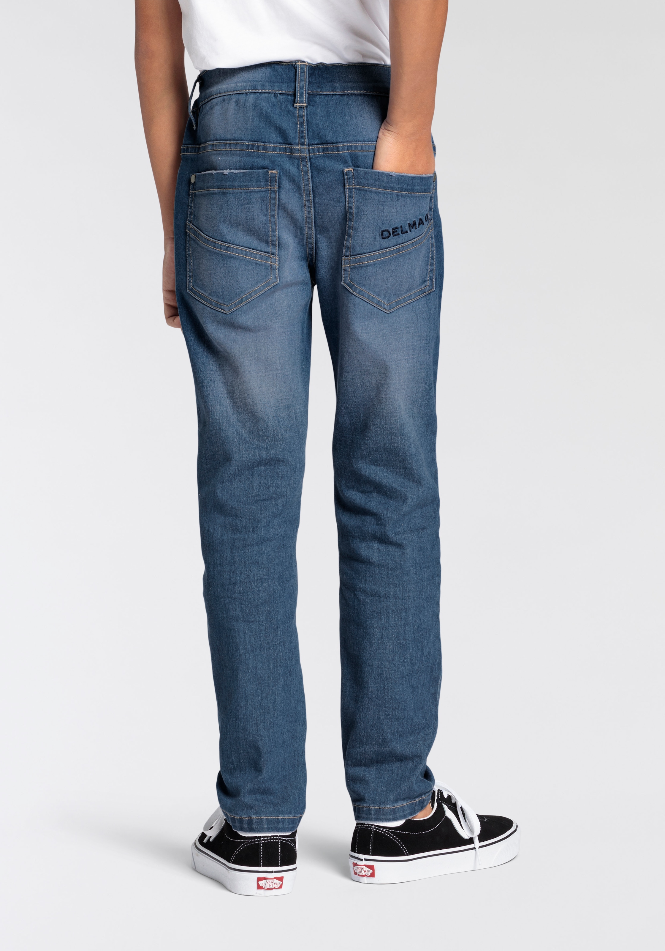 DELMAO Stretch-Jeans »für Jungen«, in bequemer Stretchqualität