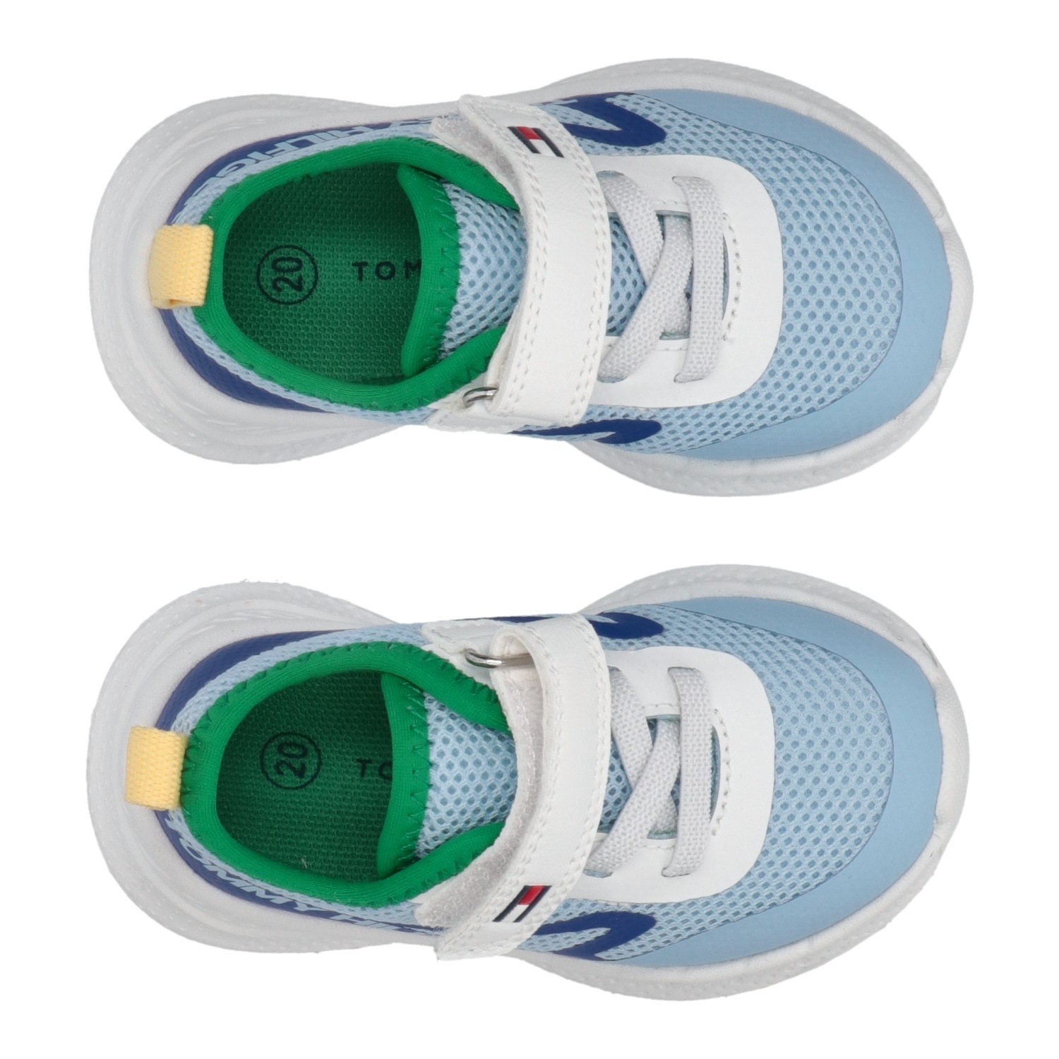 Tommy Hilfiger Sneaker, Slip-On Sneaker, Klettschuh mit großem Logoschriftzug