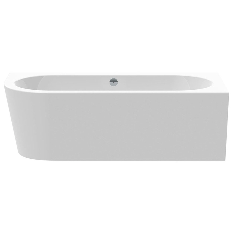 OTTOFOND Einbauwanne »Modena Corner links« Höhe 59 cm 178x78/44 cm, inkl. verchromter Ab- und Überlaufgarnitur weiß