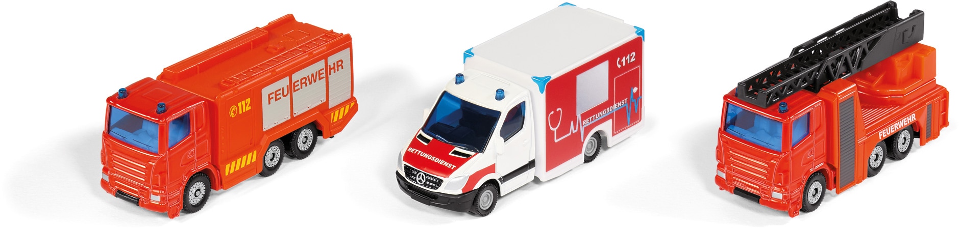 Siku Spielzeug-Krankenwagen »SIKU Super, Notruf Set (6326)«