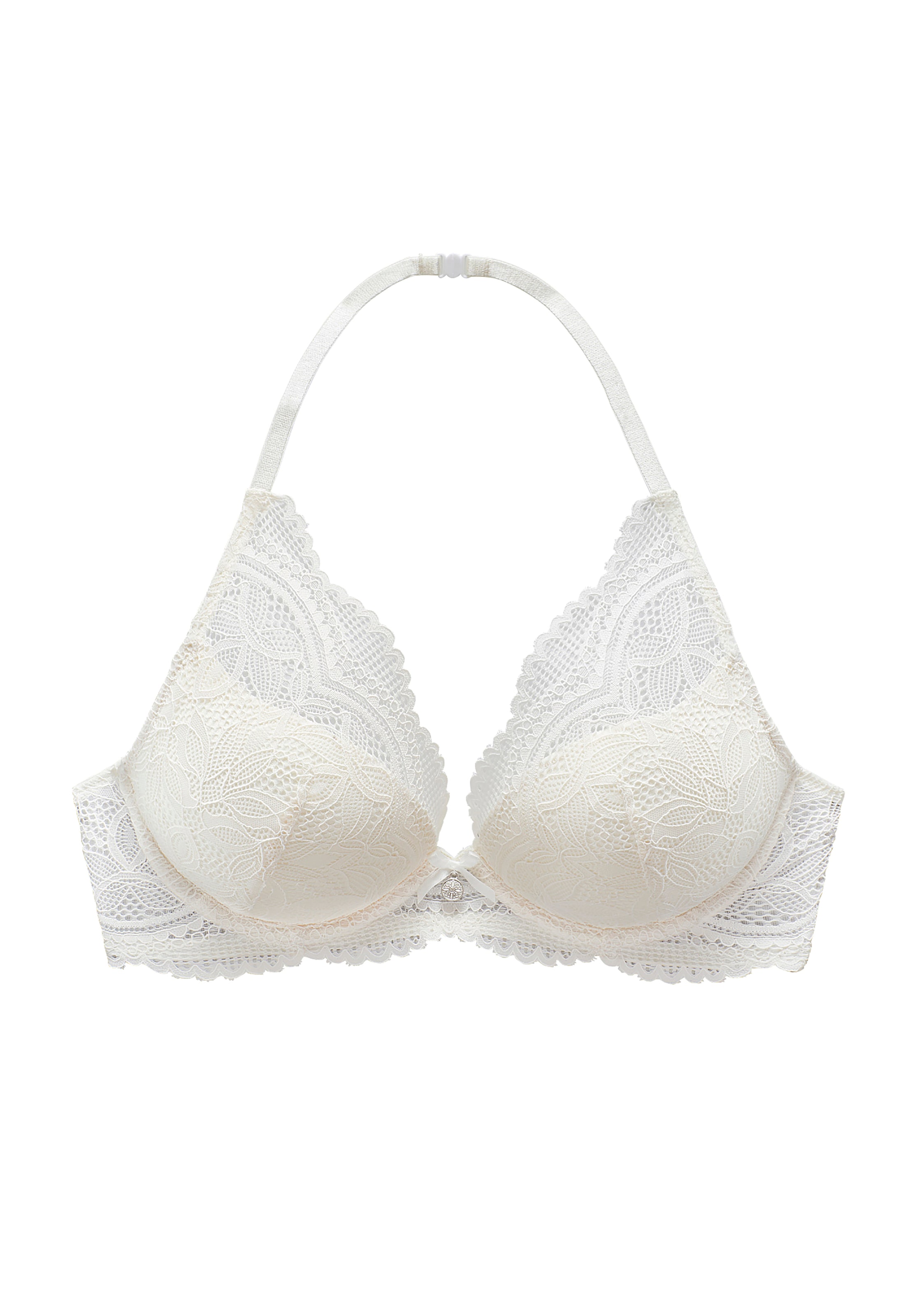 Nuance Neckholder-BH »Vivianna«, mit verschiedenen Träger Varianten, mit floraler Spitze, Dessous