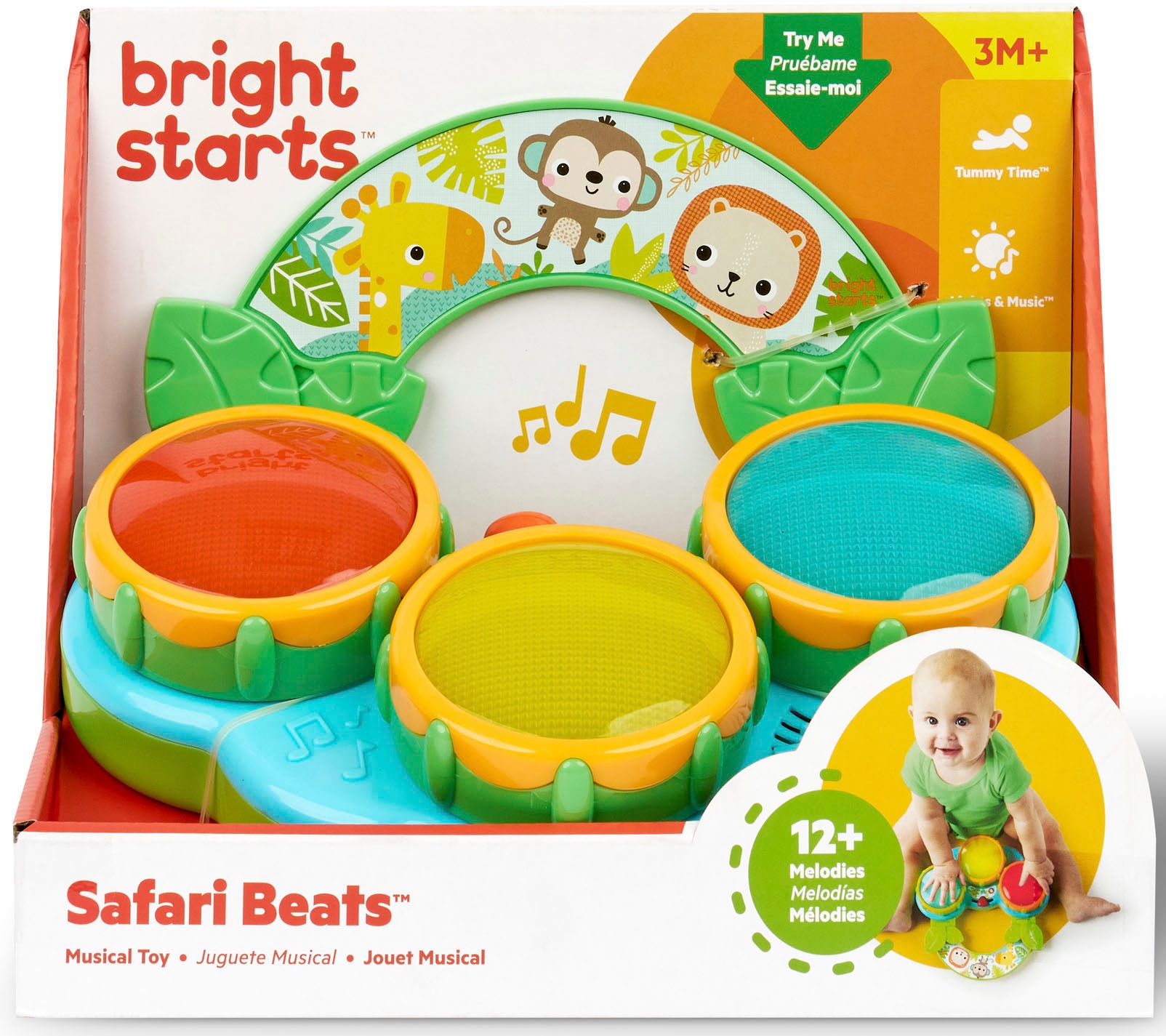 Bright Starts Spielzeug-Musikinstrument »Safari Beats«, mit Licht und Sound