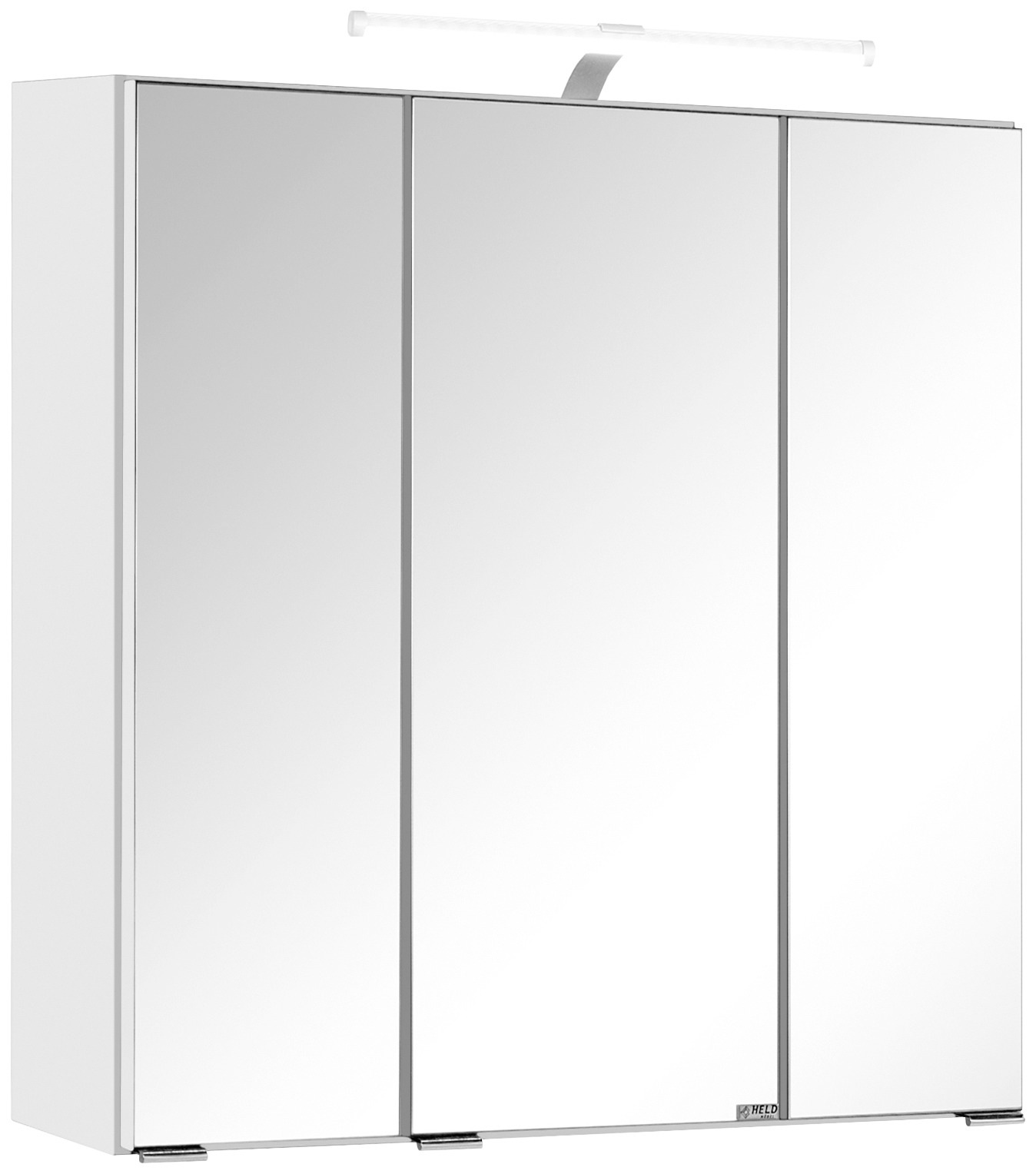 welltime Badmöbel-Set »Dorina«, (2 St.), bestehend aus Spiegelschrank und Unterbeckenschrank, Breite 60 cm