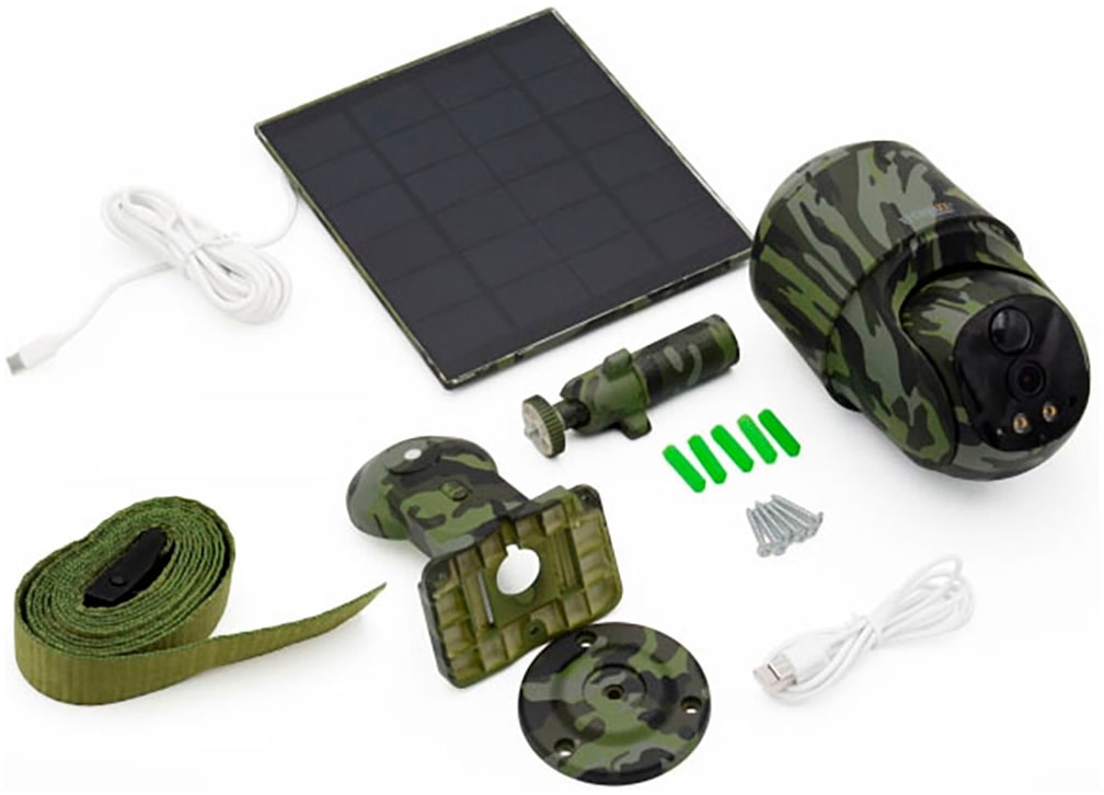 Technaxx Überwachungskamera »4G PT Dome TX-290 mit Solarmodul«, Außenbereich