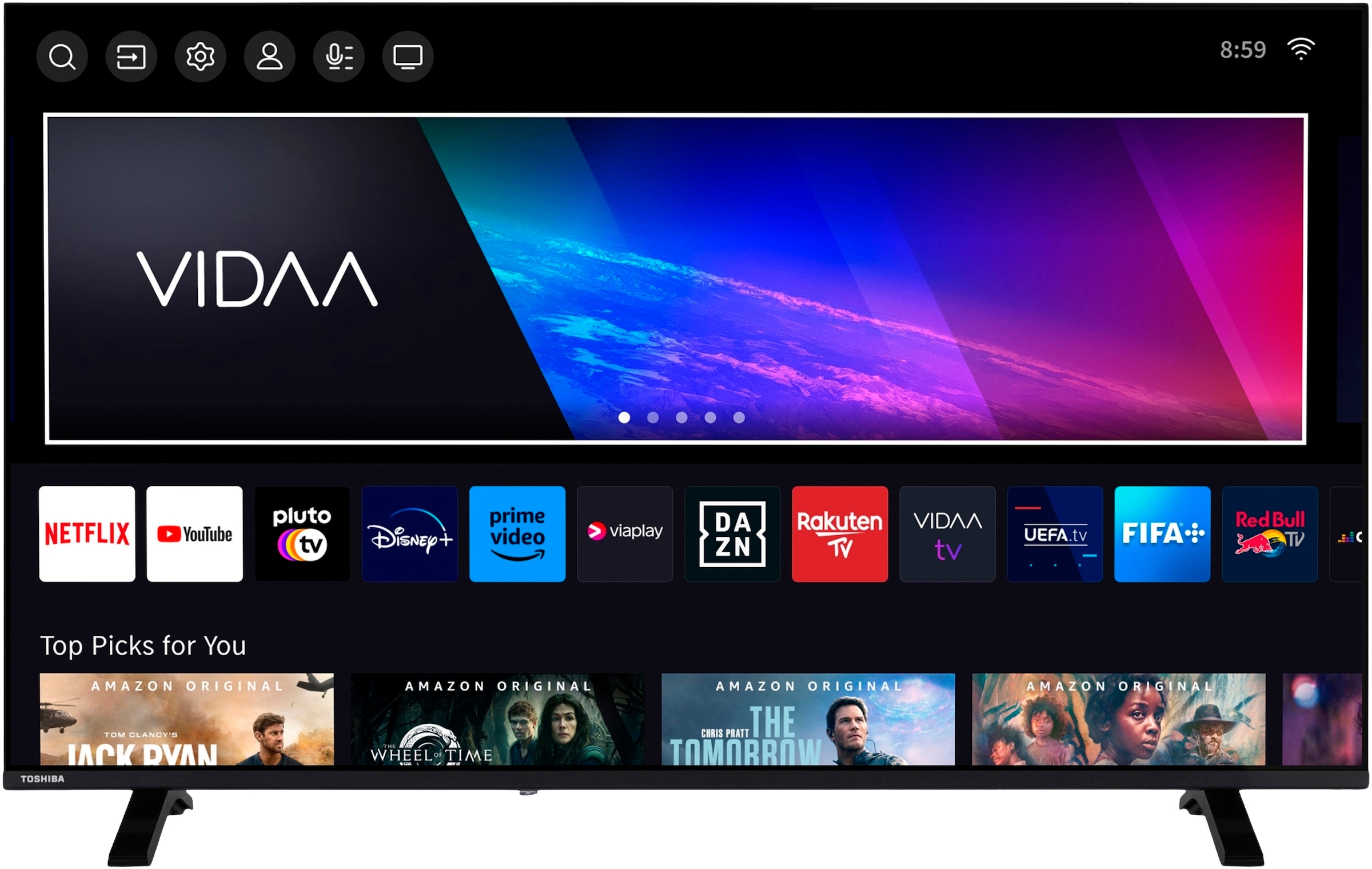 Toshiba LED-Fernseher »50QV1563DDW« 126 cm/50 ″ Smart-TV