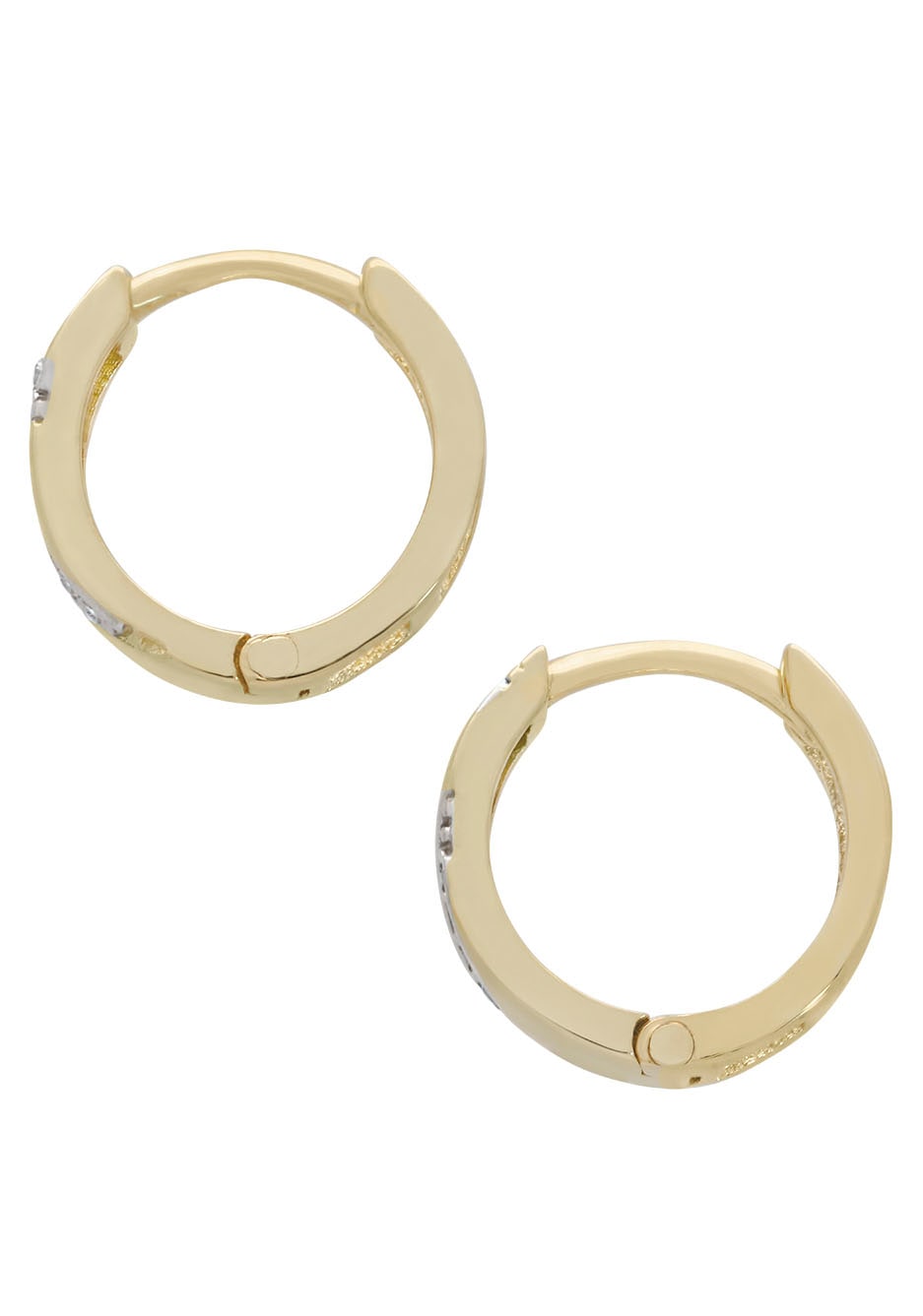 Firetti Paar Creolen »Schmuck Geschenk Gold 333 Ohrschmuck Gold glitzernd« mit Zirkonia (synth.)