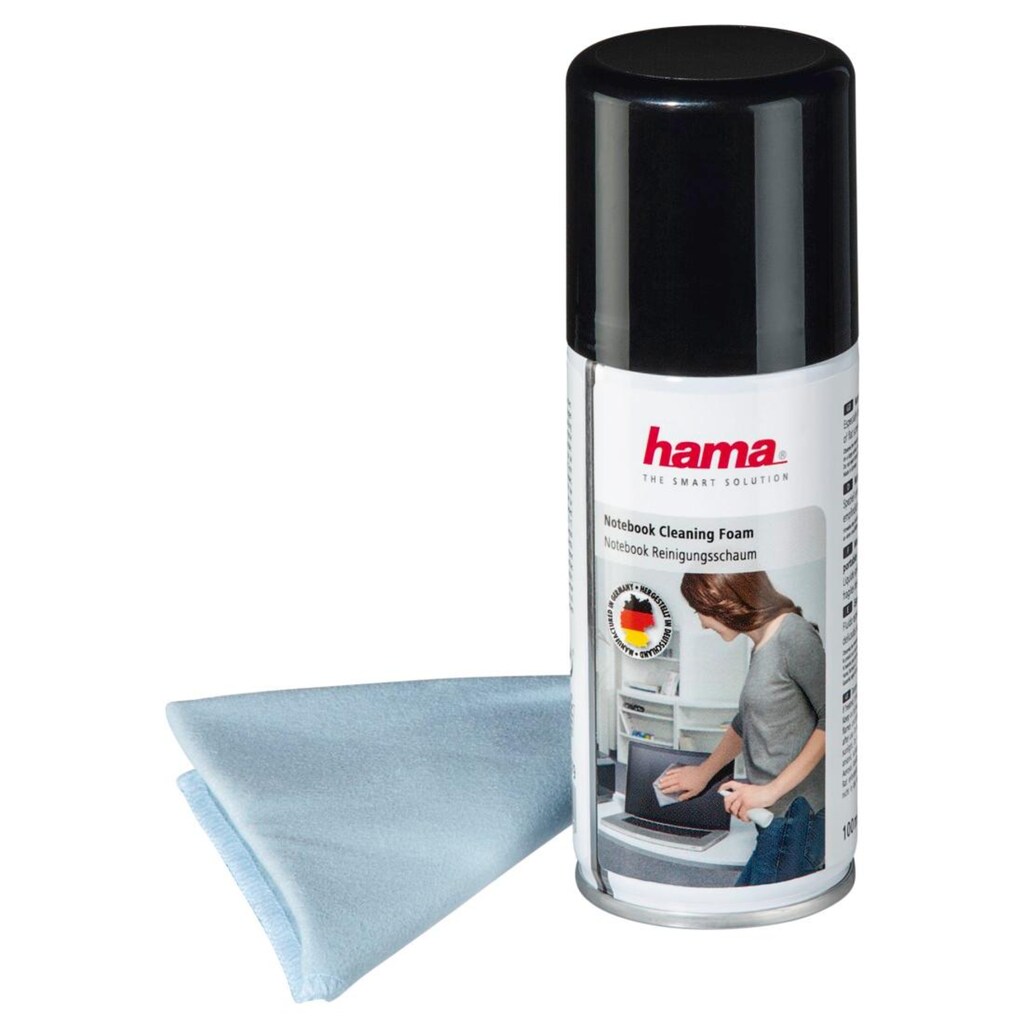 Hama Reinigungs-Set »Notebook-Reinigungsschaum, 100 ml, inklusive Tuch«