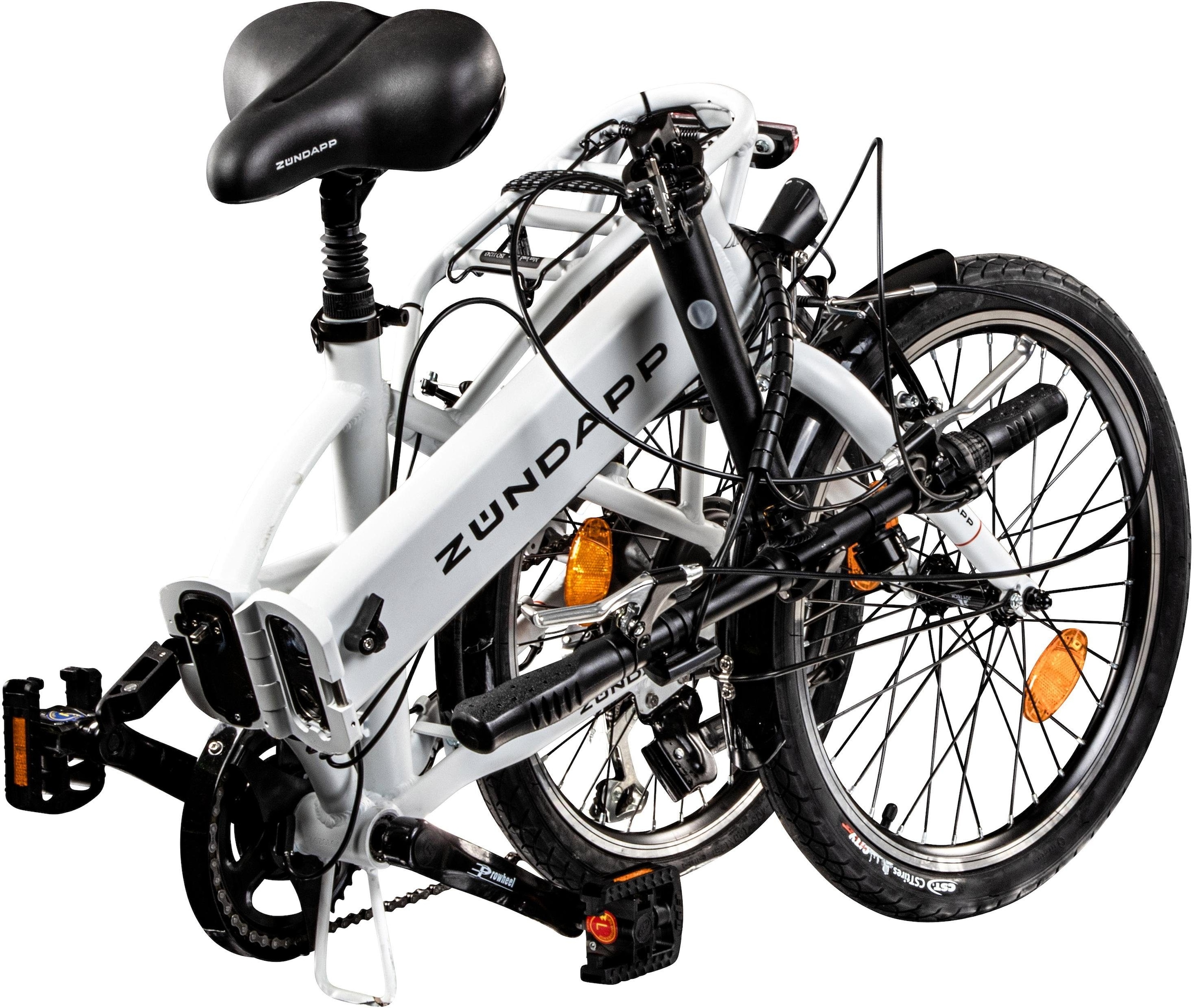 Zündapp E-Bike »Z101«, 6 Gang, Shimano, Tourney, Heckmotor 250 W, Pedelec, Elektrofahrrad für Damen u. Herren