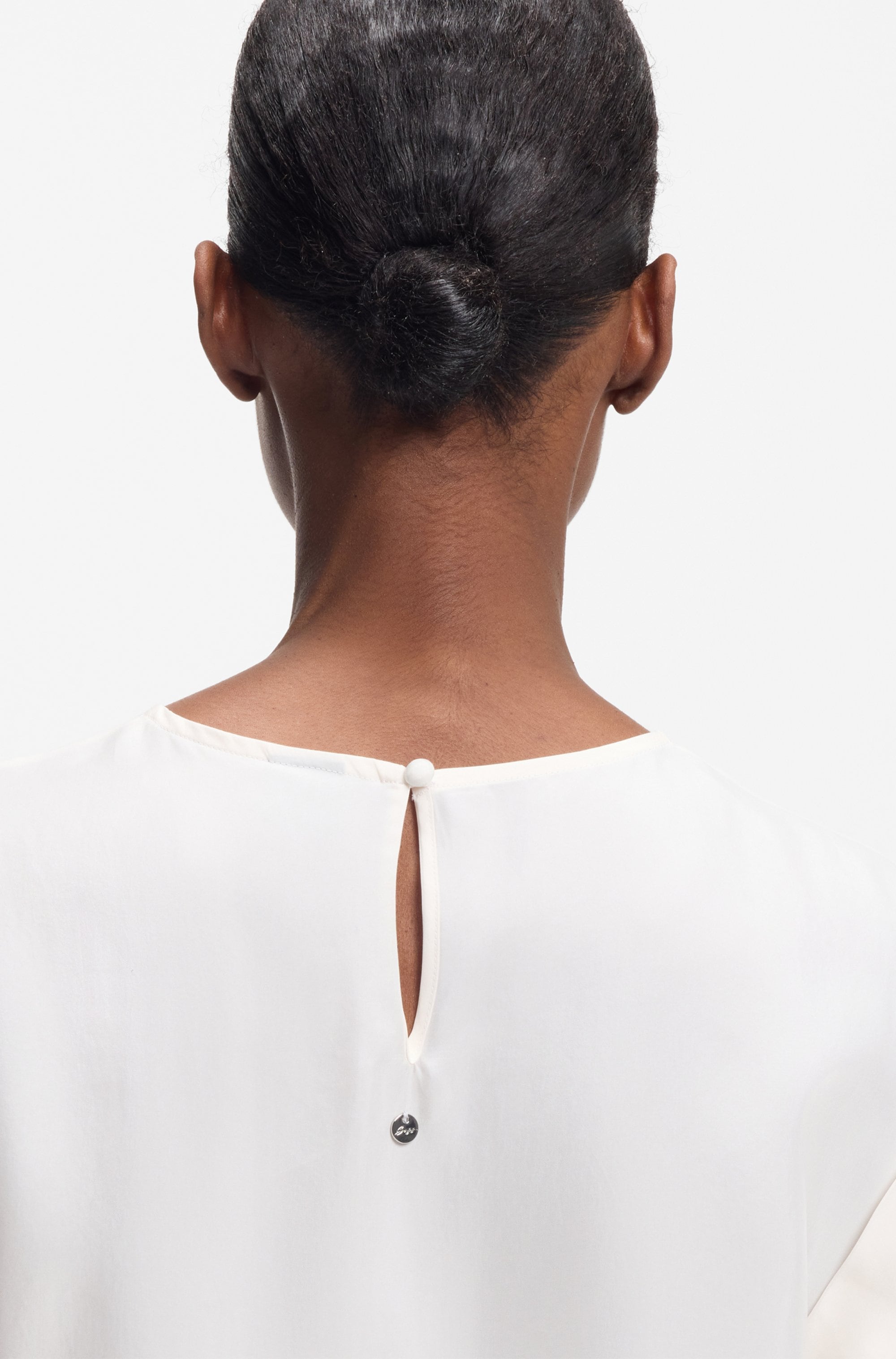 BOSS ORANGE Shirtbluse »Irnette Premium Damenmode« mit Ärmelaufschlag