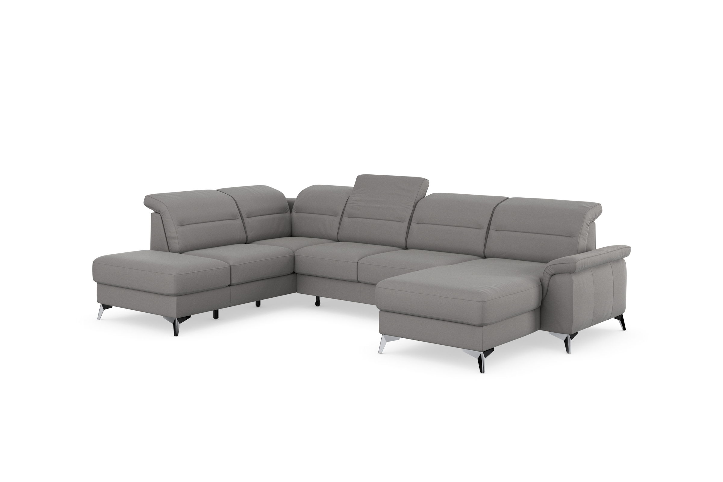 sit&more Wohnlandschaft »Sinatra U-Form«, optional mit Kopfteilverstellung und Armteilfunktion etc.