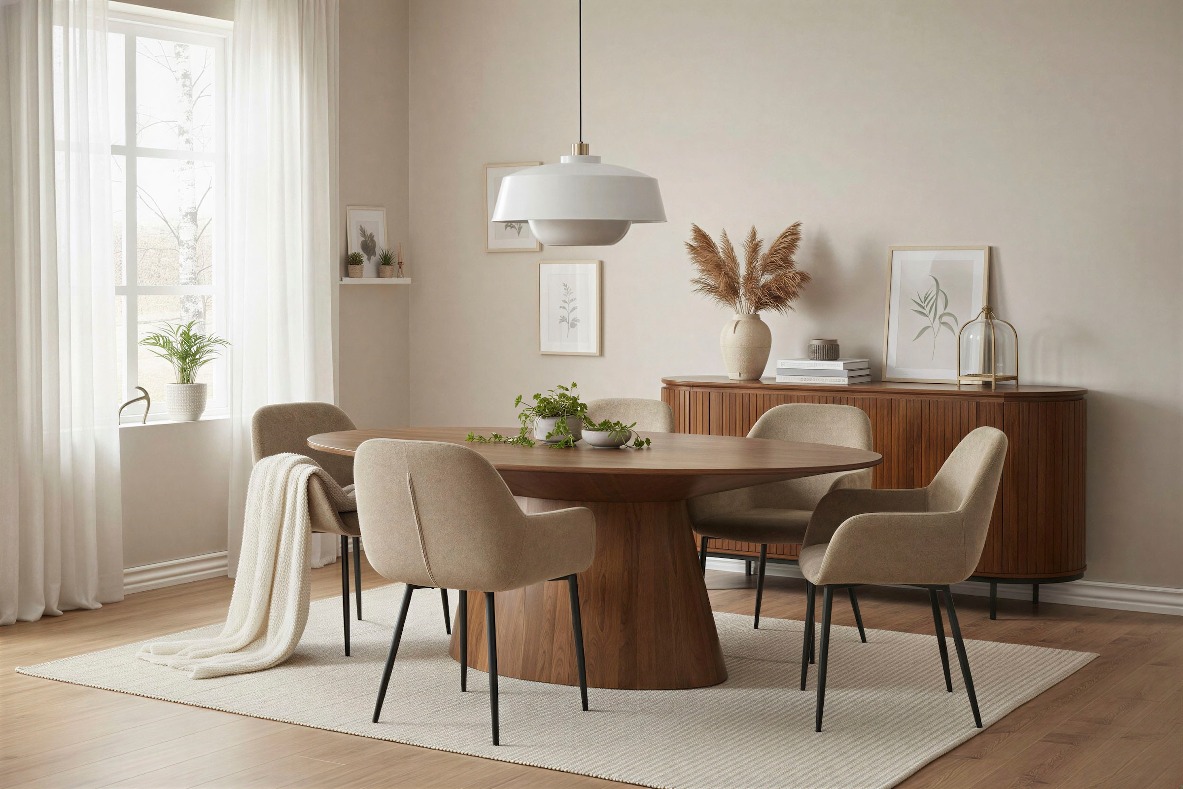 SIT Esstisch »MANGO NATURAL« mit ovalem Sockelfuß