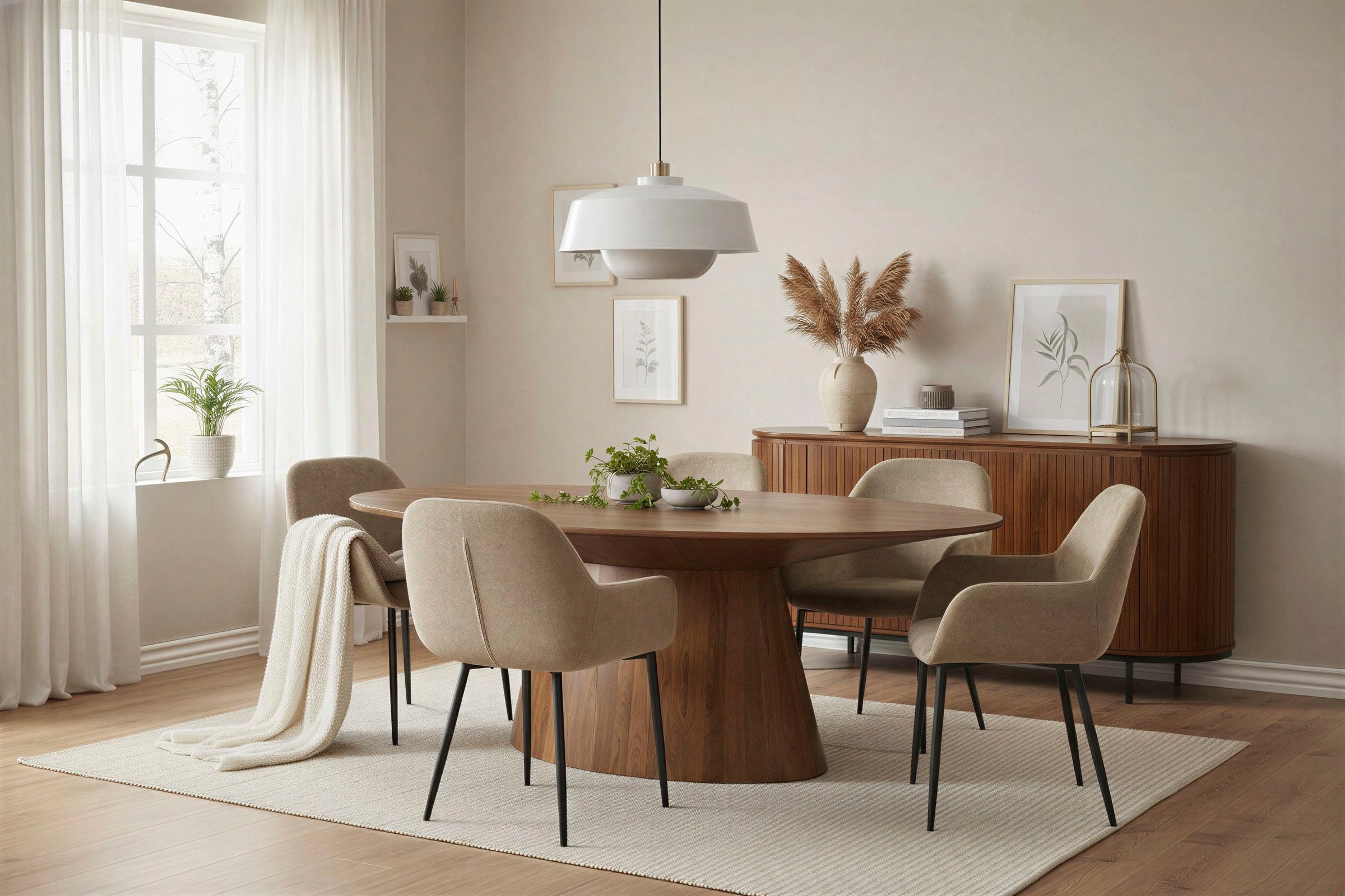 SIT Esstisch »MANGO NATURAL« mit ovalem Sockelfuß günstig online kaufen