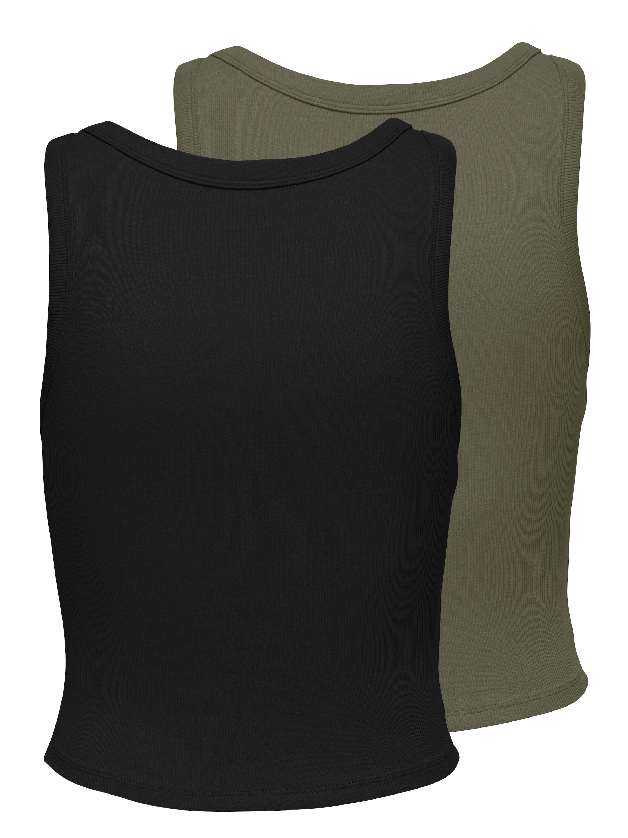 ONLY Tanktop »ONLEASY S/L TANK TOP JRS 2 PACK«, (Set, 2 tlg.)