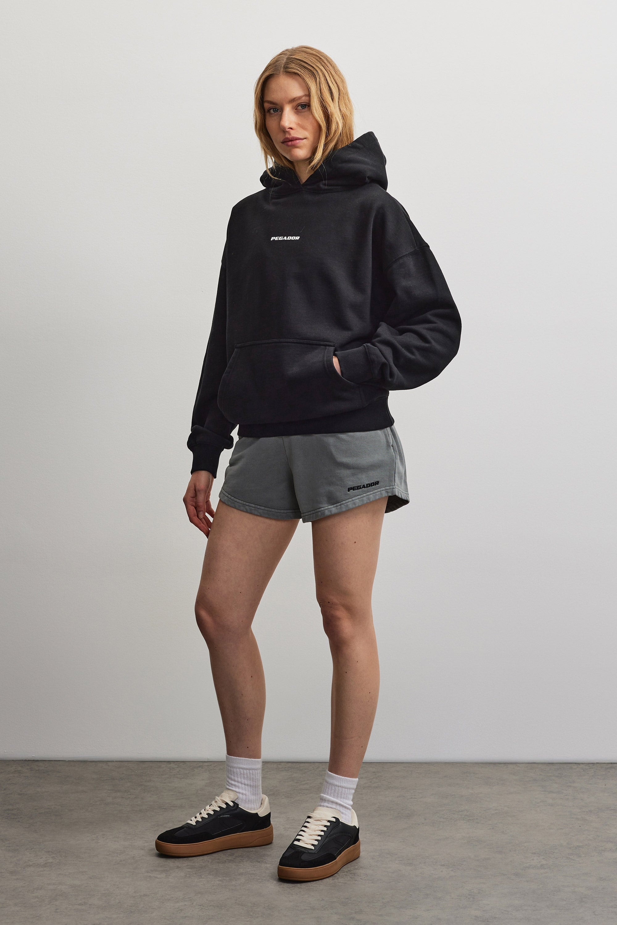 PEGADOR Kapuzensweatshirt »ATNA LOGO OVERSIZED HOODIE«, Baumwollmischung, oversize
