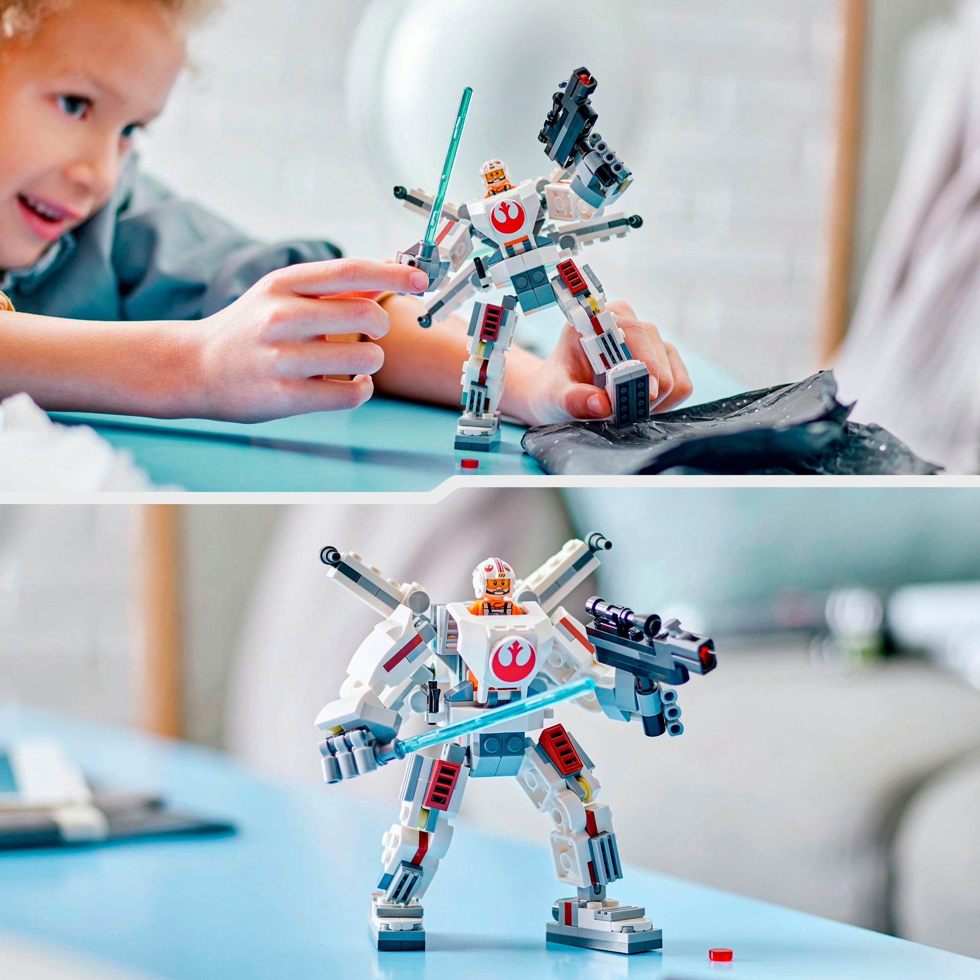 LEGO® Konstruktionsspielsteine »Luke Skywalkers™ X-Wing™ Mech (75390), LEGO Star Wars™«, (195 St.), Made in Europe