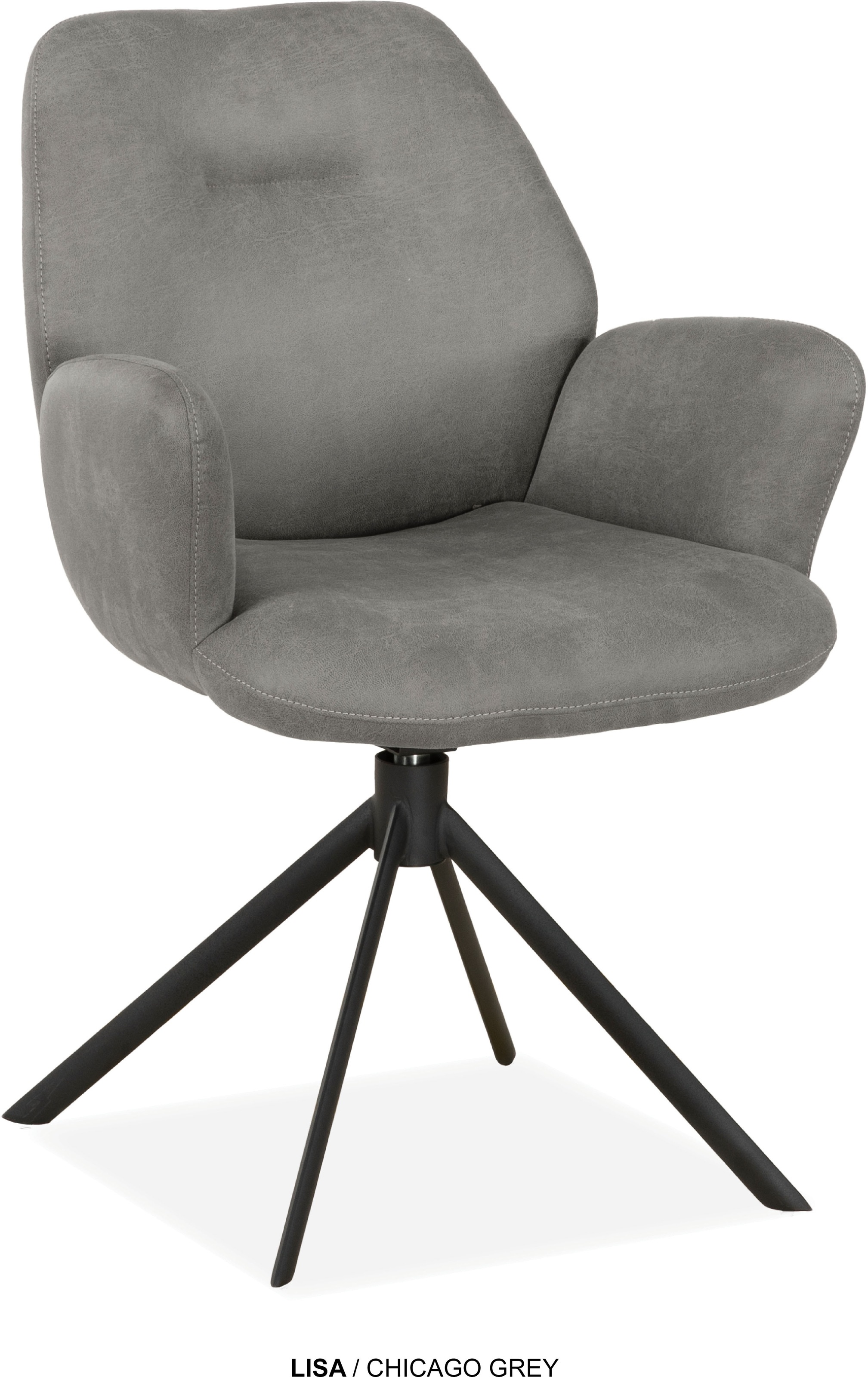 OMG Design Esszimmerstuhl »Lisa« (Set) 1 Stk. Stoff Drehstuhl mit auto-retu günstig online kaufen