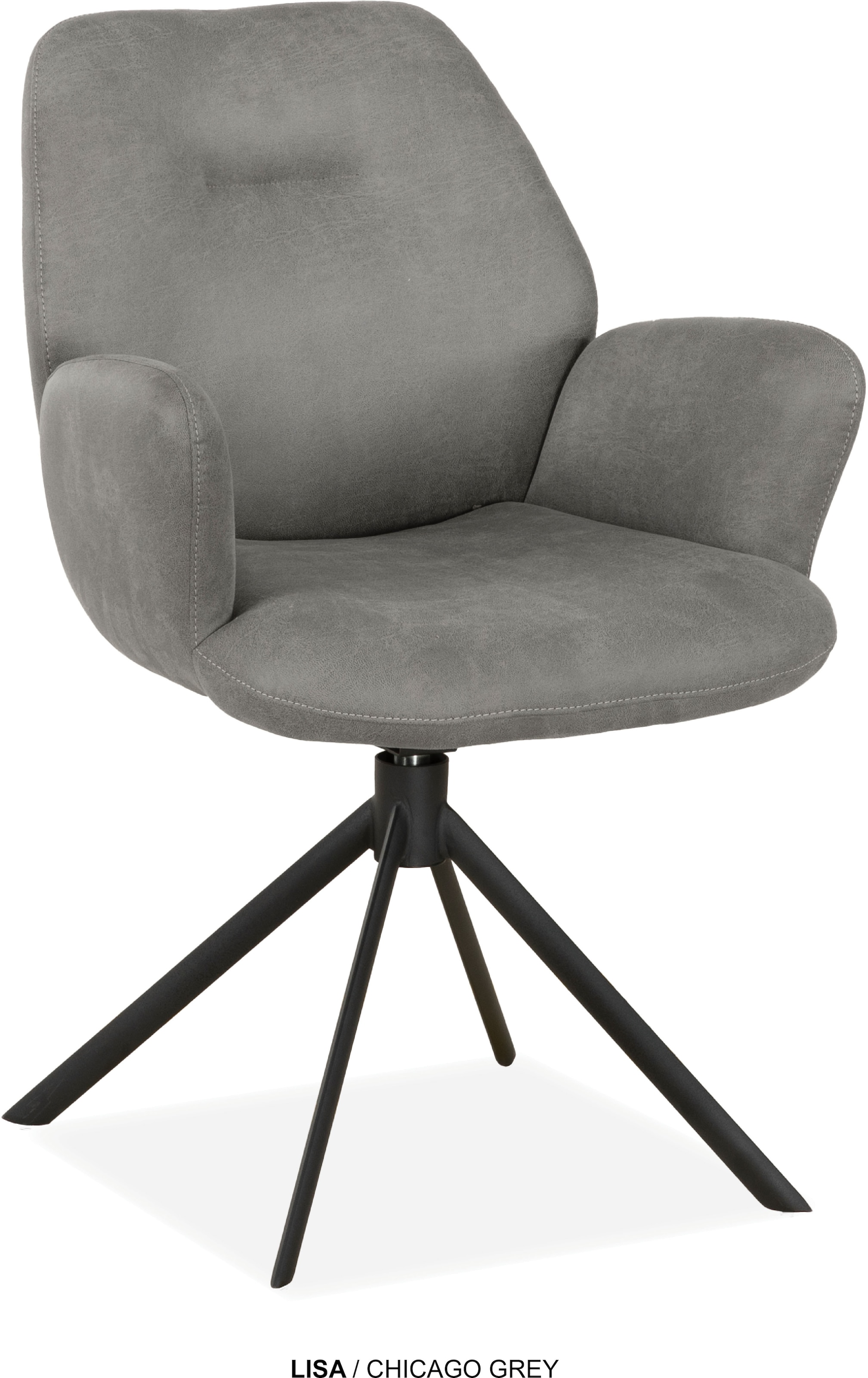 OMG Design Esszimmerstuhl »Lisa« (Set) 2 Stk.Drehstuhl mit auto-return, Arm günstig online kaufen