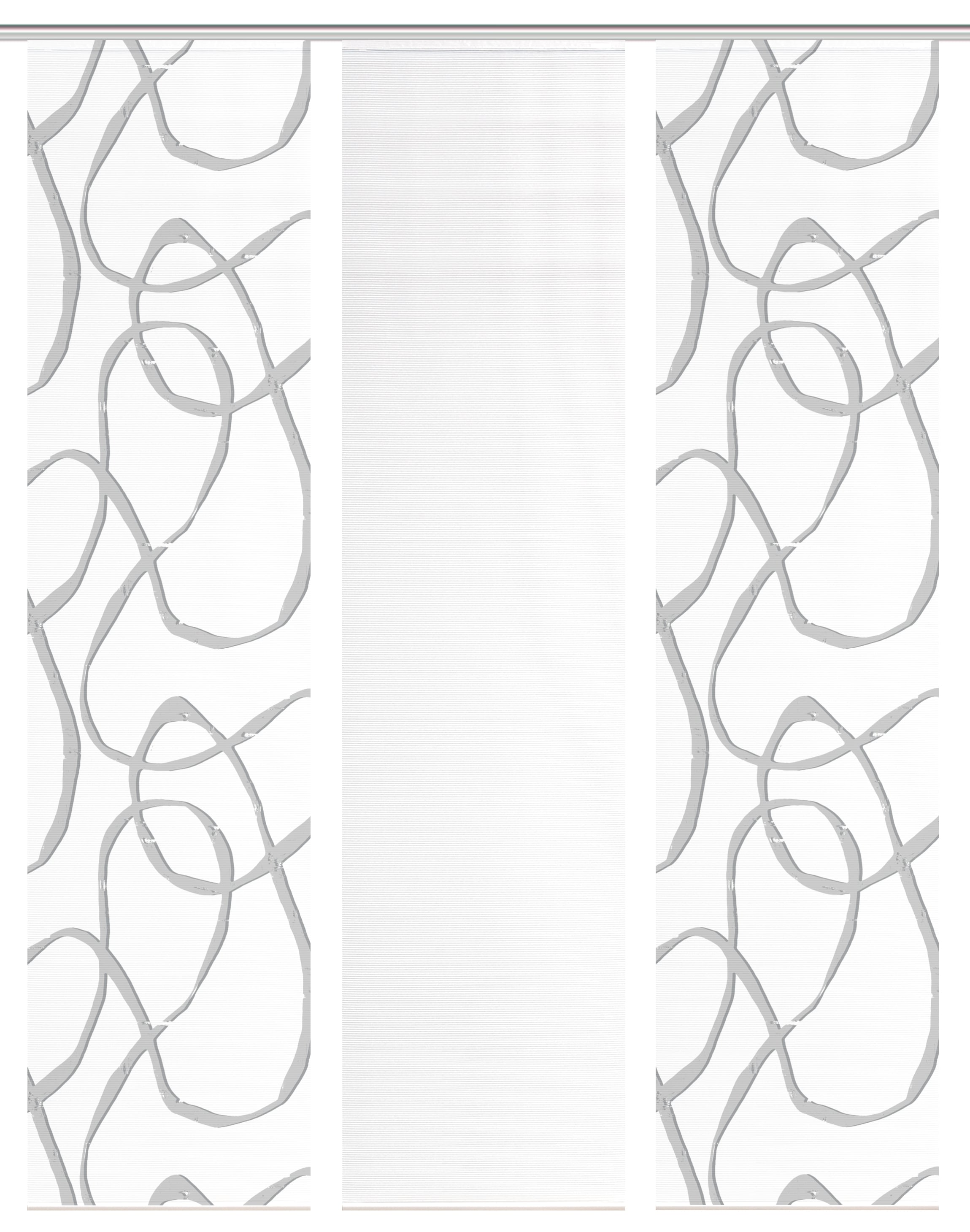 Vision S Schiebegardine »OPHELIA« Paneelwagen 3 Stk. tlg. Schiebevorhang,Bambusoptik,Digitaldruck,SET