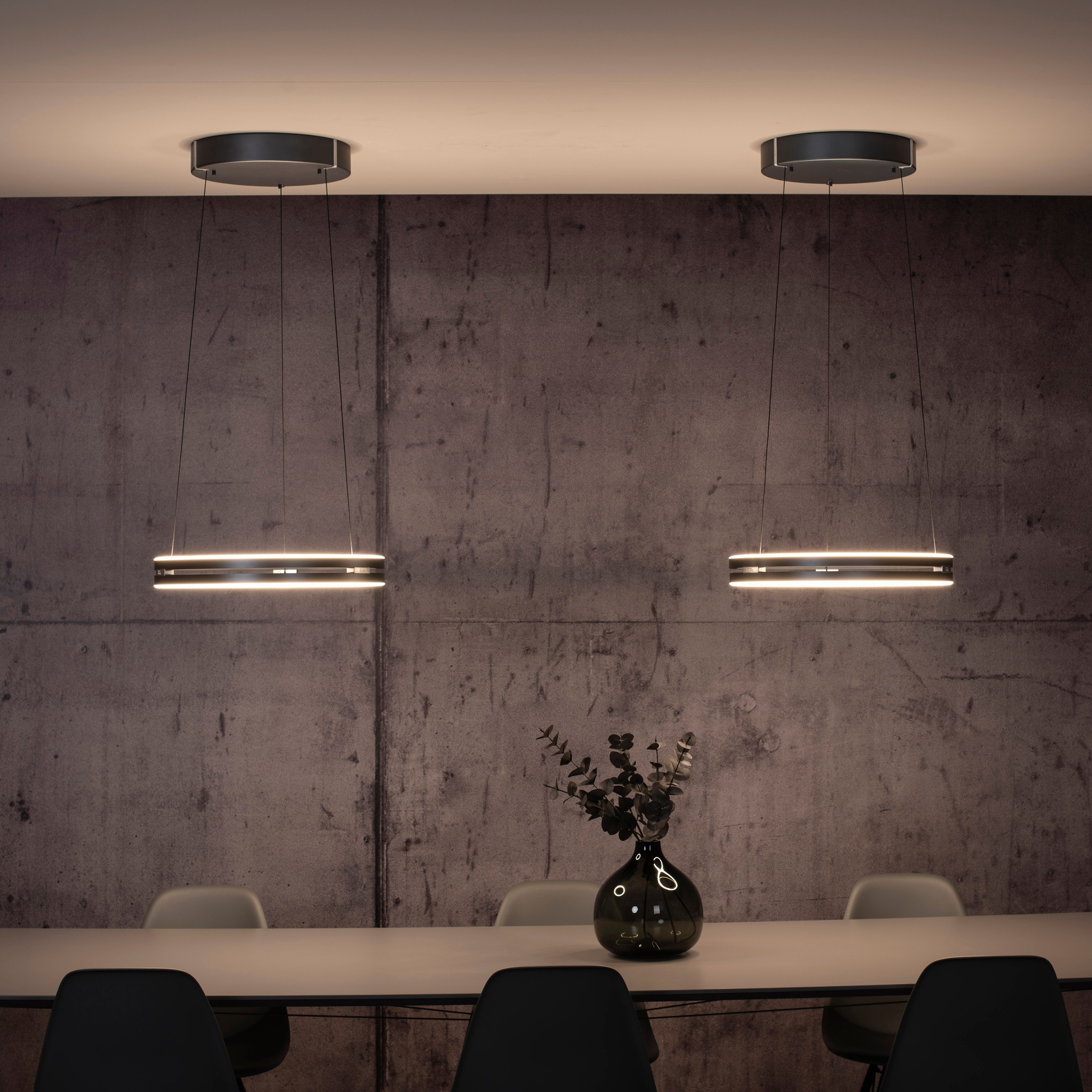 Neuhaus PURE LED Pendelleuchte »PURE E-Loop« LED-Board 1 Stk. warmweiß - kaltweiß e-LIFT® Funktion, CCT, dimmbar über Fernbedienung