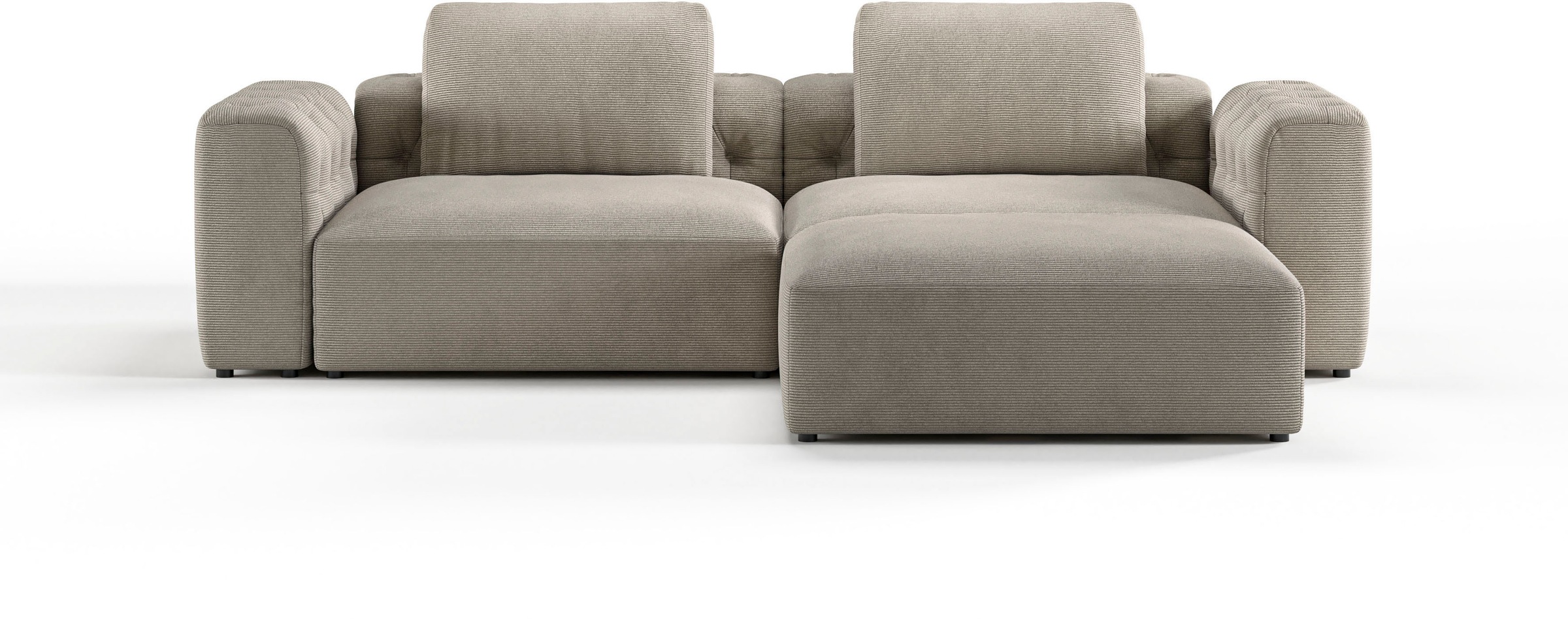 RAUM.ID Ecksofa »Cushid L-Form«, Modulset, bestehend aus 3 Teilen günstig online kaufen