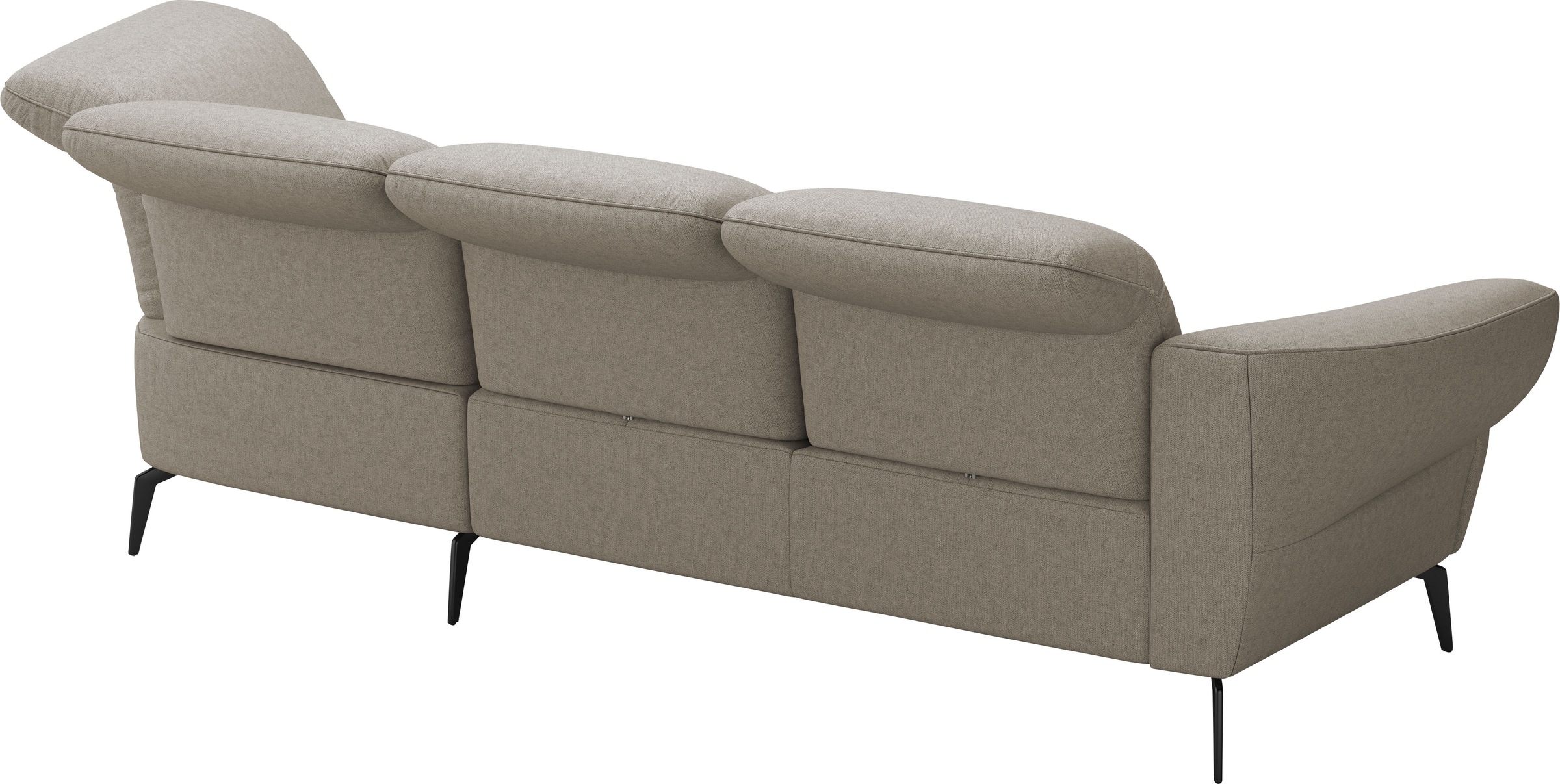 sit&more Ecksofa »Dance, L-Form, inkl. Sitztiefenverstellung«, inkl. Click&Seat, optional mit Kopfteilverstellung