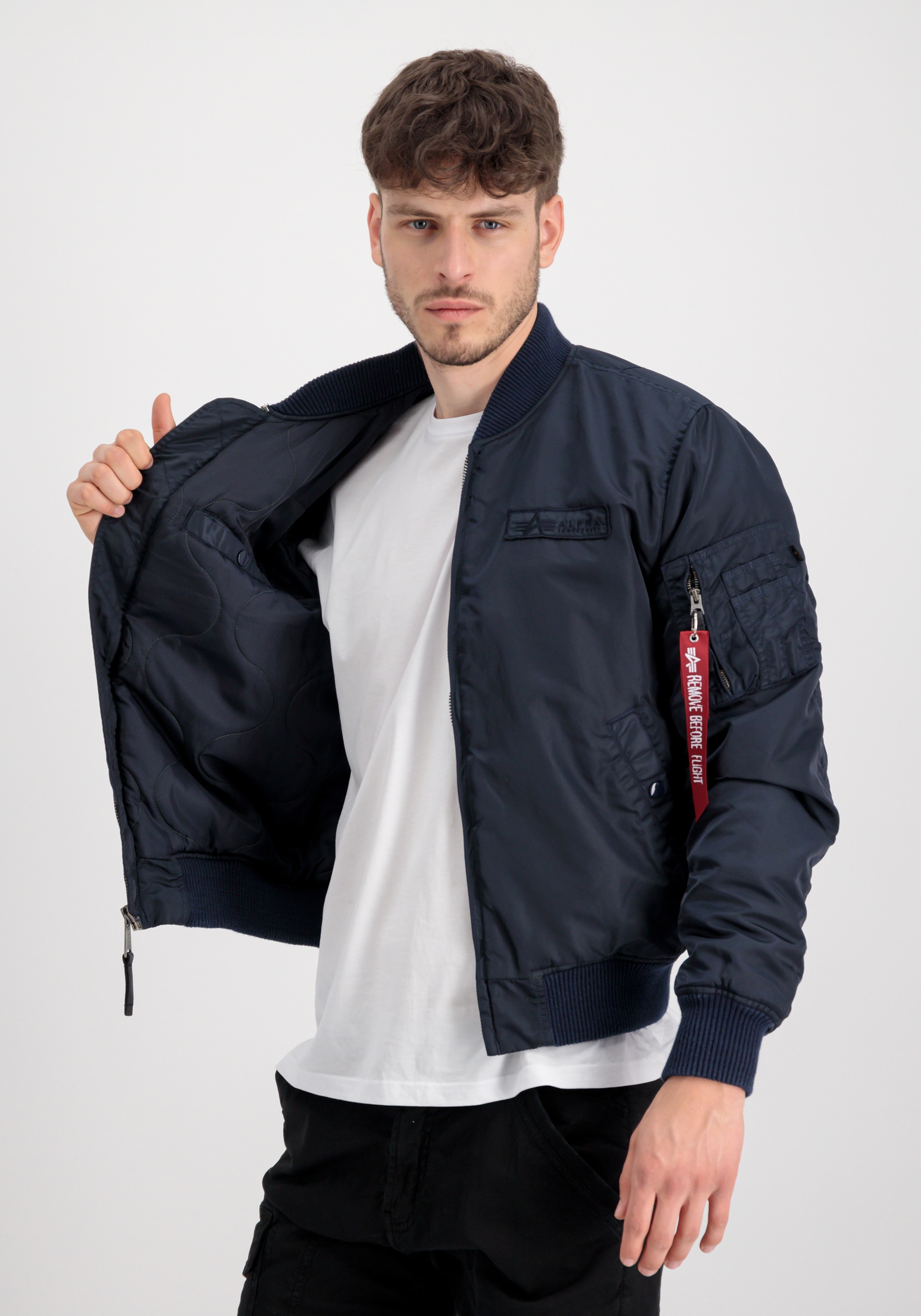 Alpha Industries Bomberjacke »Alpha Industries Men - Bomber Jackets MA-1 VF Authentic Overdyed«