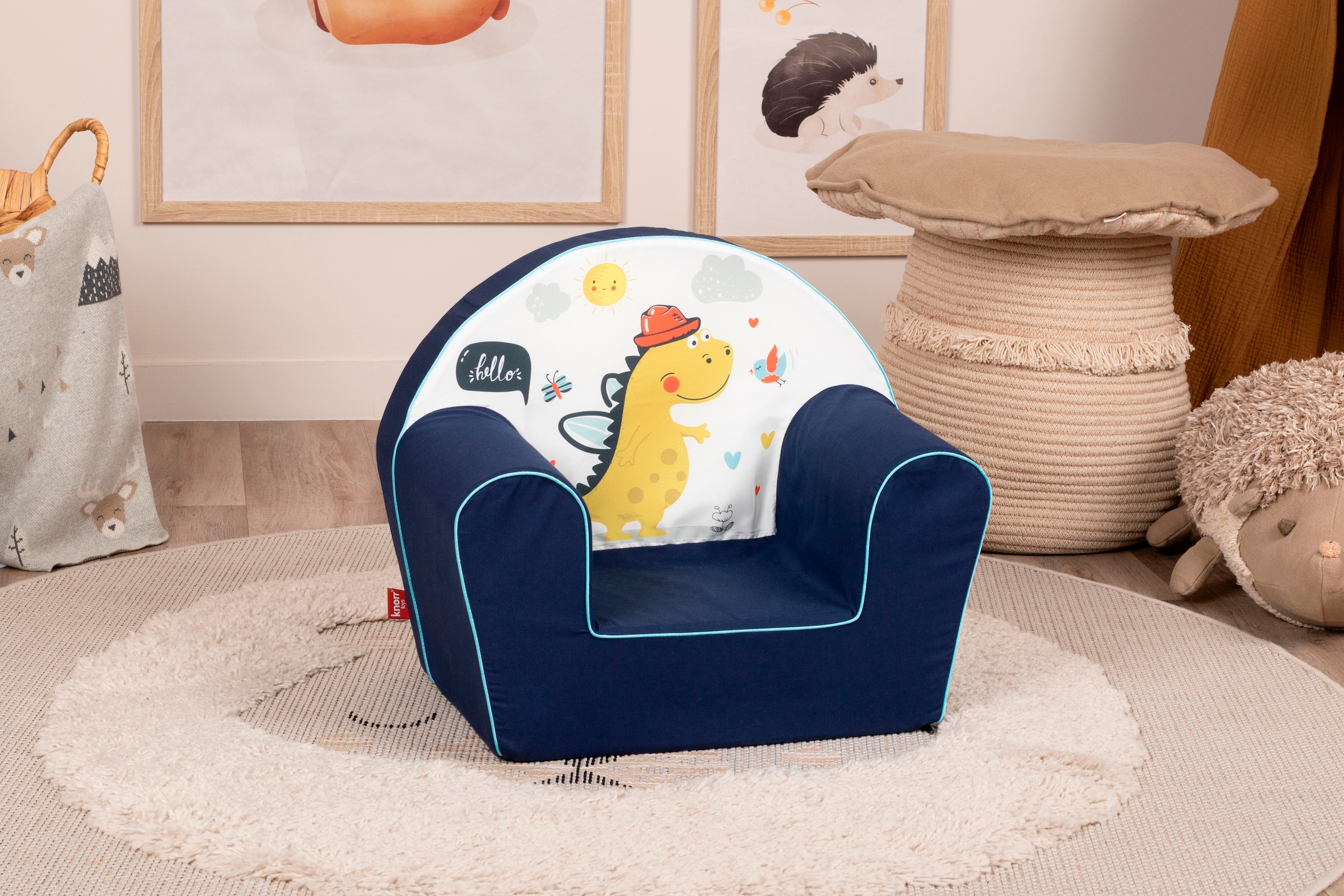 Knorrtoys® Sessel »Lovely dino«, für Kinder; Made in Europe