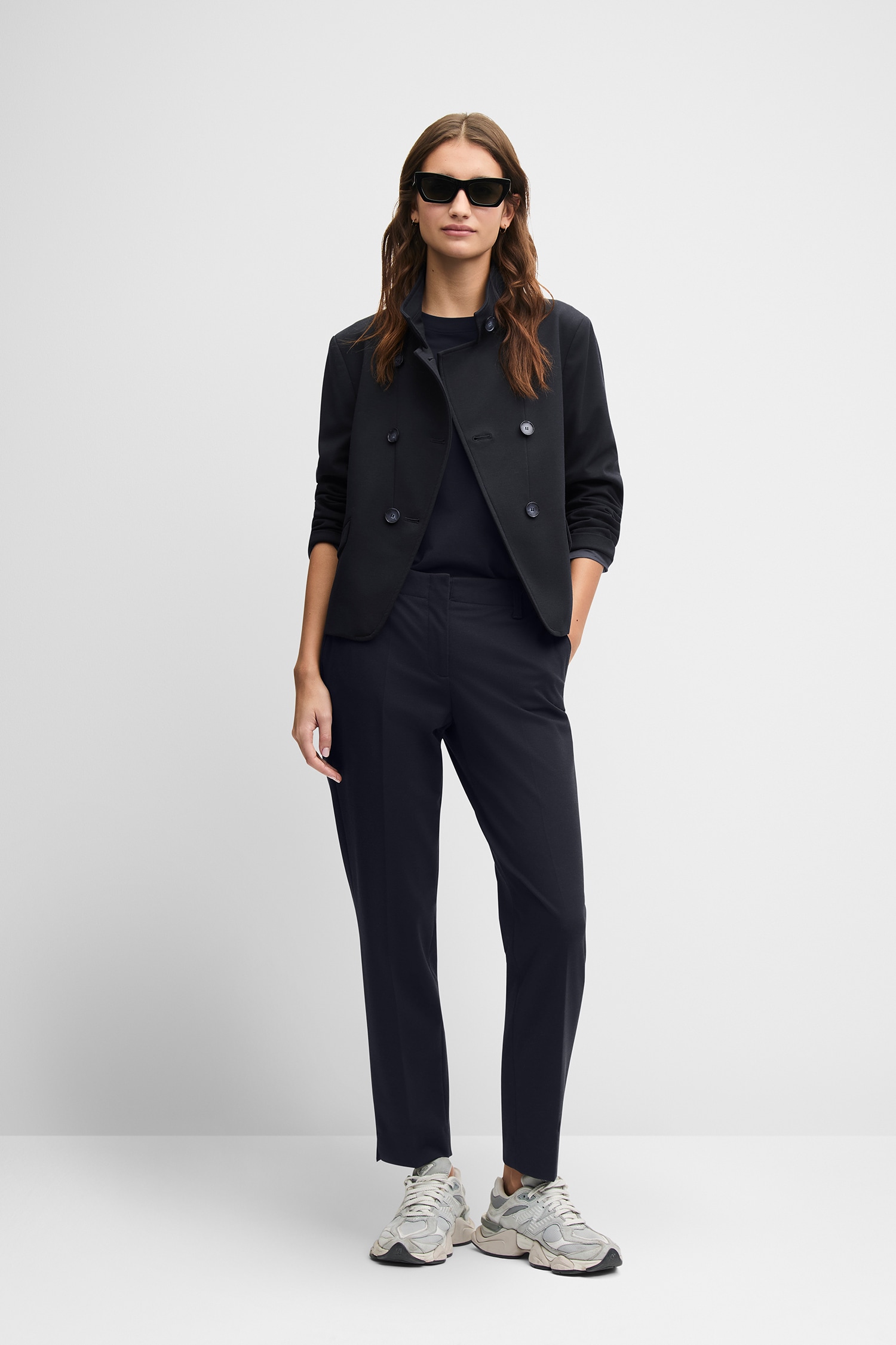 Cinque Kurzblazer »CILOKO« Stehkragen, taillierter Schnitt, elastischer Materialmix