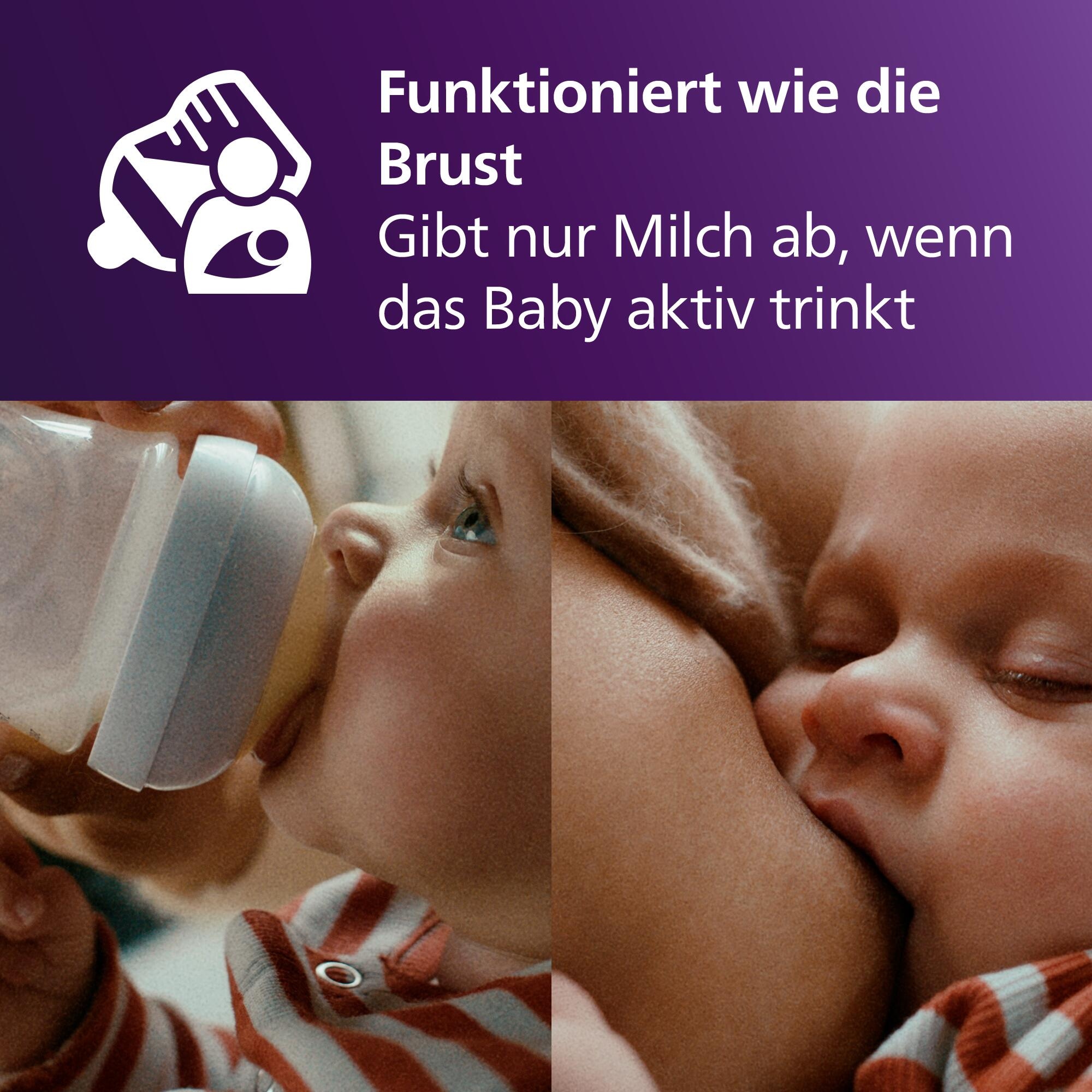 Philips AVENT Babyflasche »Natural Response Babyflasche« 330 ml, ab dem 3. Monat