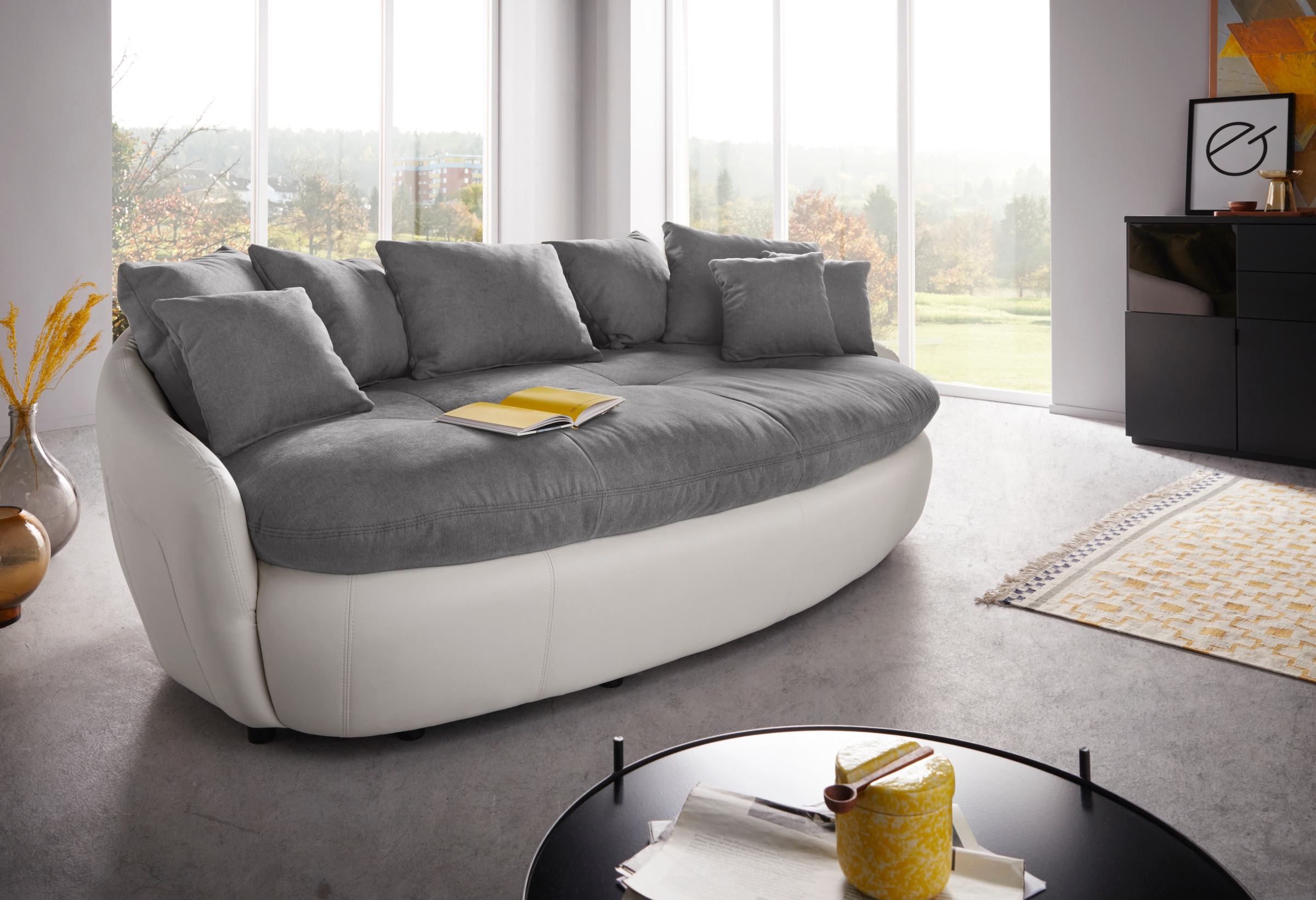 INOSIGN Big-Sofa »Aruba«, gemütliches Megasofa in XXL in organischer Form m günstig online kaufen