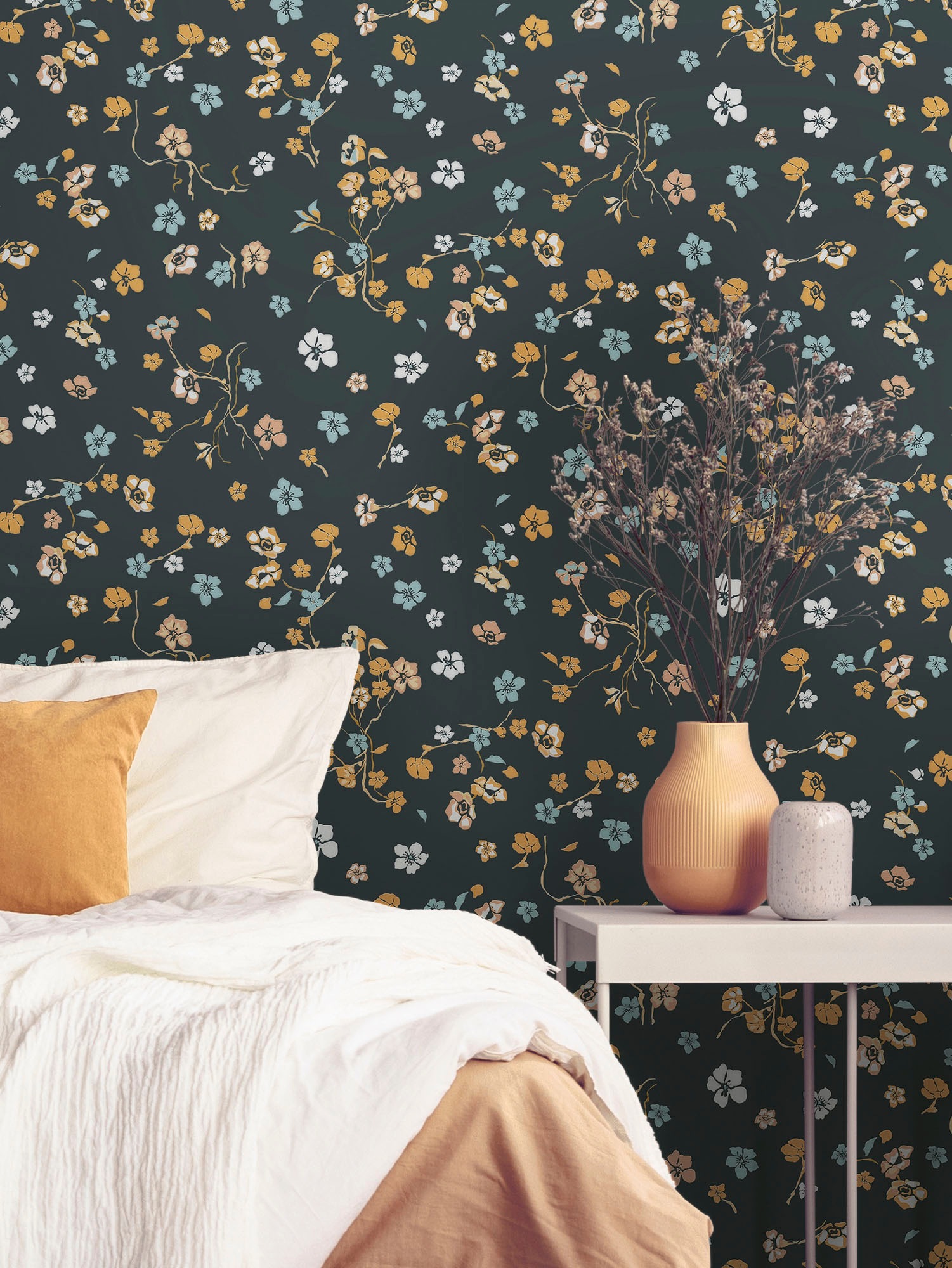 living walls Vliestapete »House of Turnowsky Designer Blumentapete«, matt, extravagant Kunst Floral verspielt