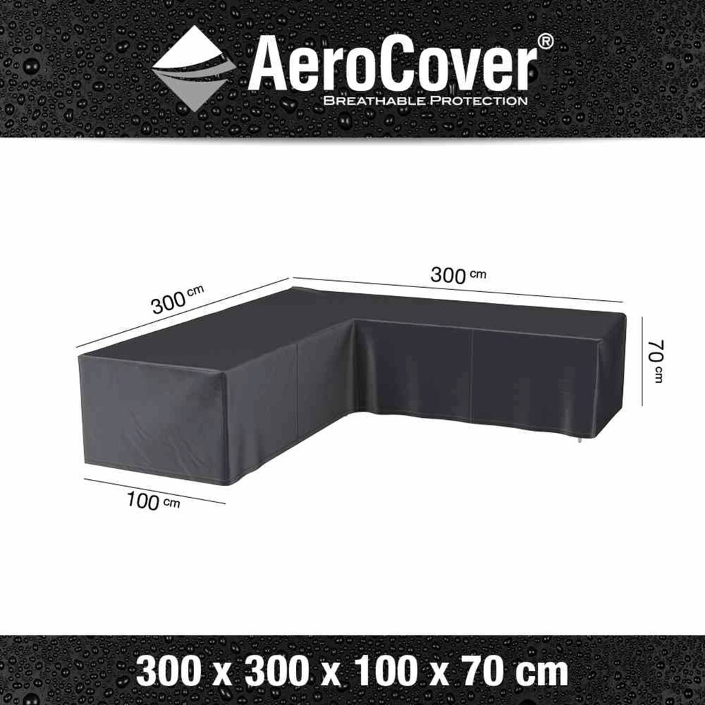 Aerocovers Gartenmöbel-Schutzhülle »Loungehülle 300x300x100xH70«, Loungehülle 300x300x100xH70 cm