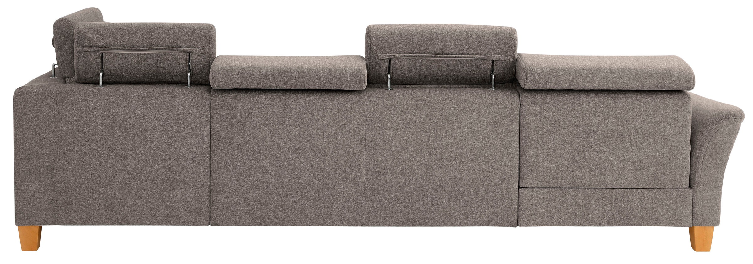 Home affaire Wohnlandschaft »Conville U-Form«, Kopfteilverstellung wahlweise mit Bettfunktion und Bettkasten