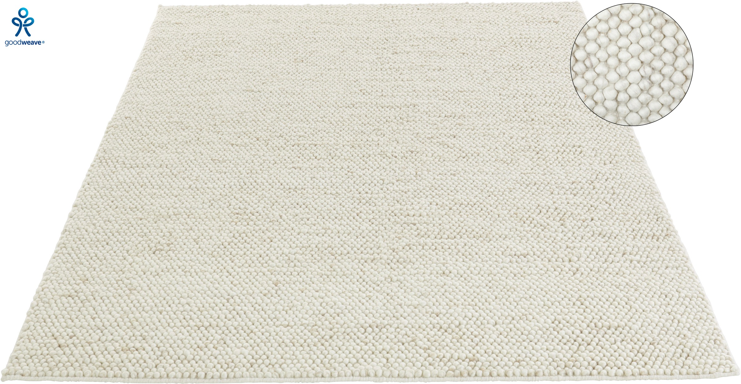 LeGer Home by Lena Gercke Wollteppich »Ainhoa, handgewebt, Wolle«, rechteck günstig online kaufen