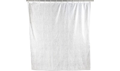 WENKO Duschvorhang »Deluxe weiß«, Höhe 200 cm, mit glänzenden Applikationen kaufen