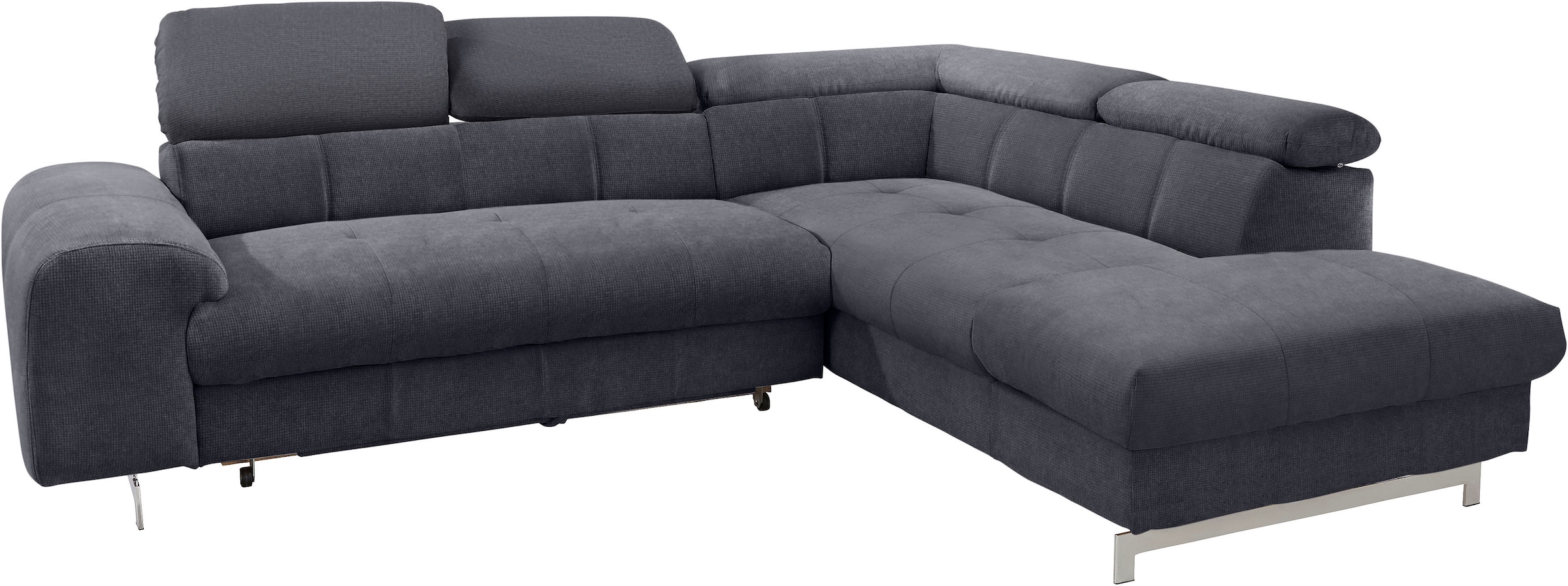COTTA Ecksofa »Chef L-Form«, mit Kopfteilverstellung, wahlweise mit Bettfun günstig online kaufen